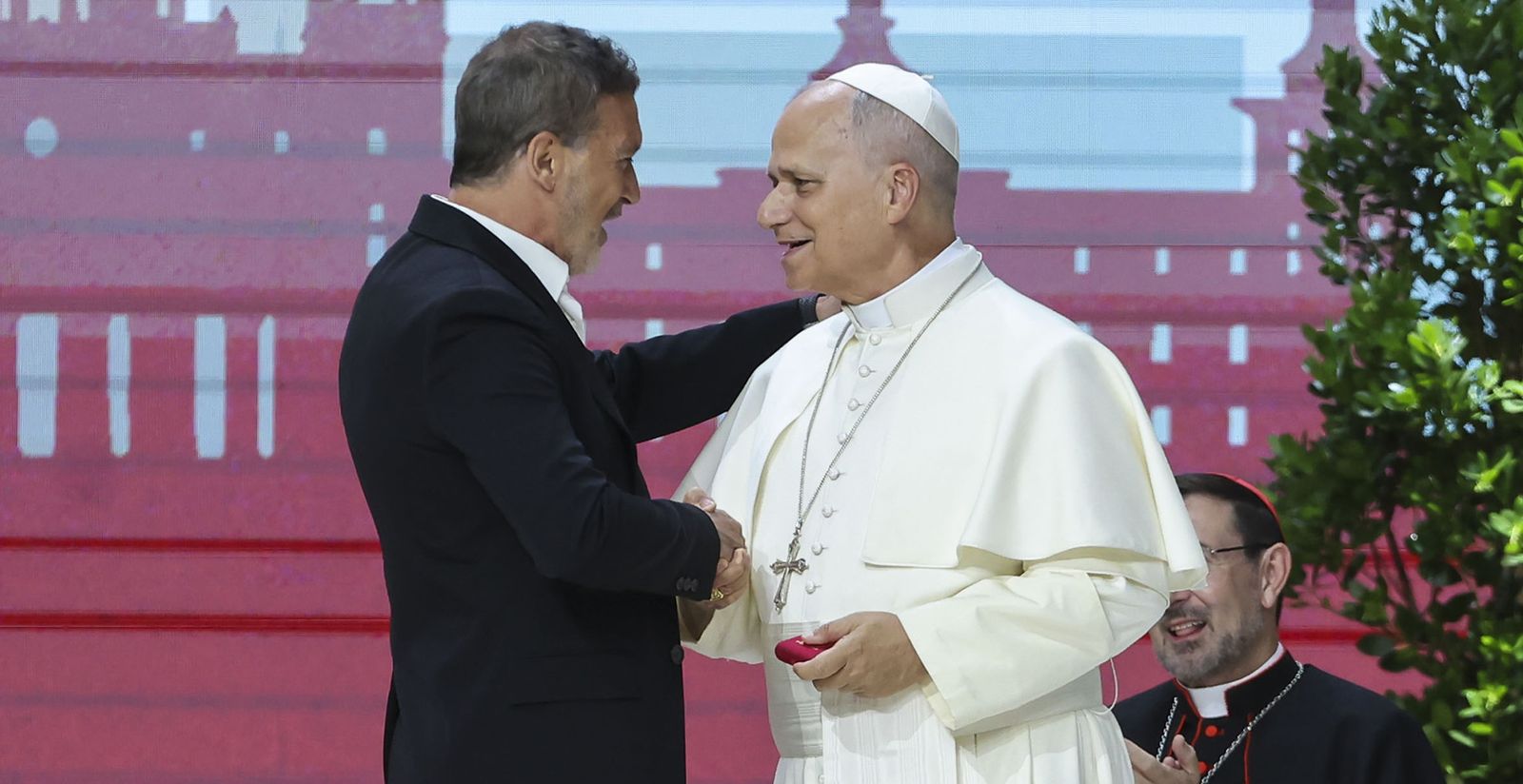 Banderas con el Papa