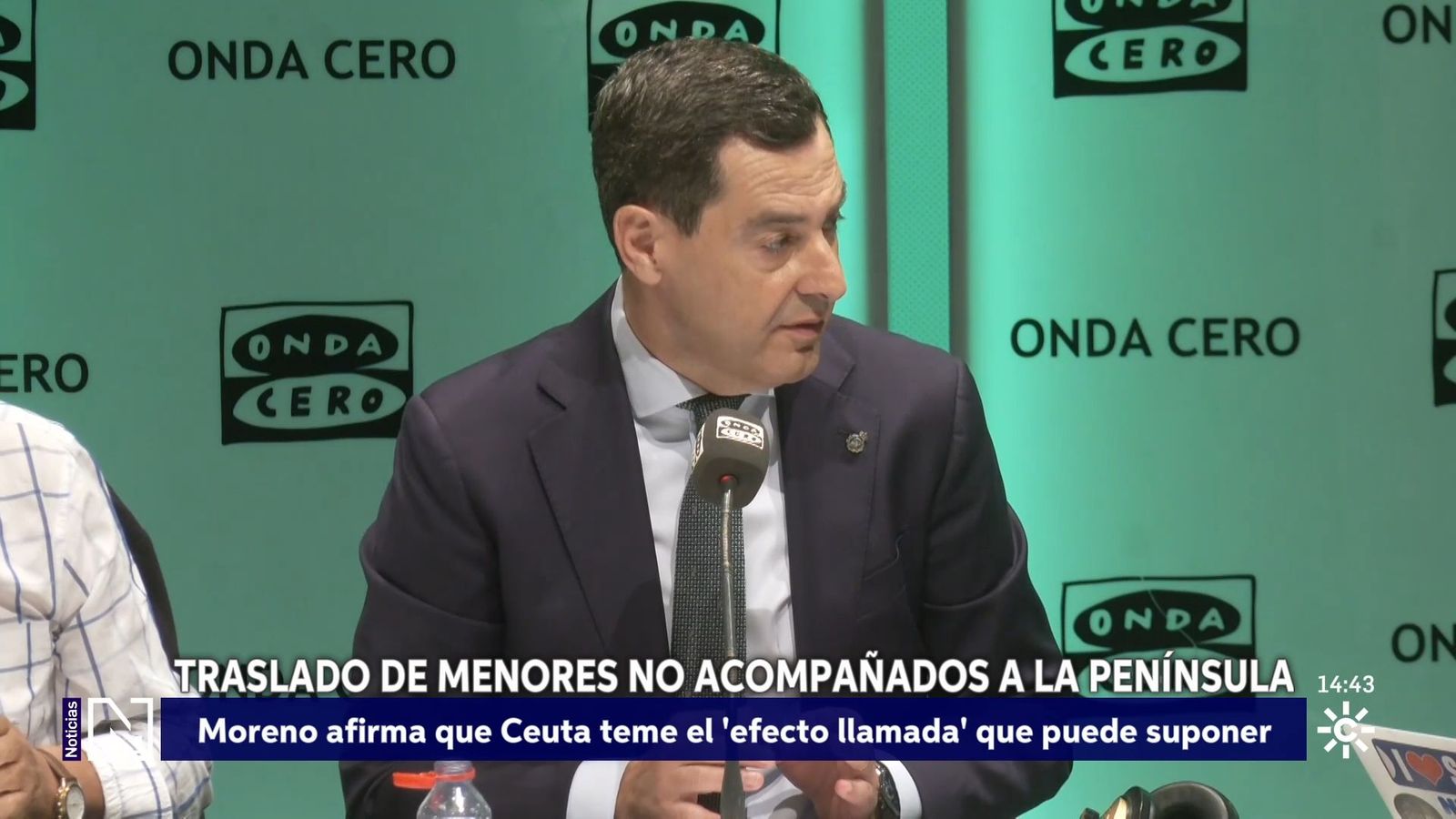 Moreno sobre los menores de Ceuta