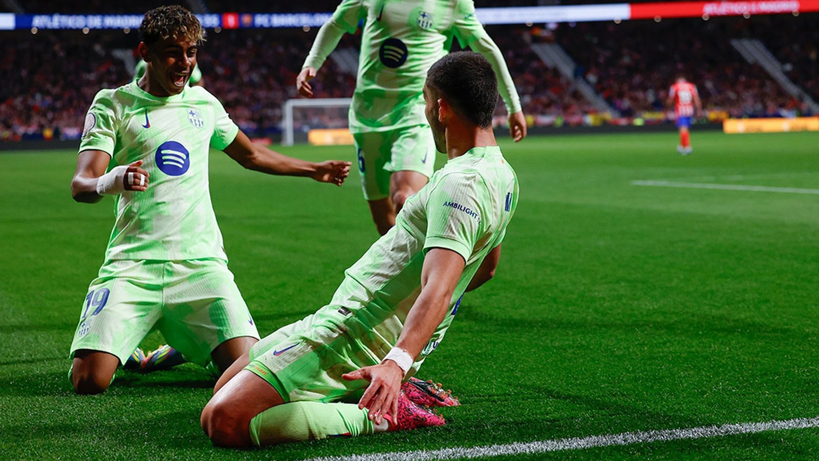 Lamine y Ferran en la semifinal de la Copa