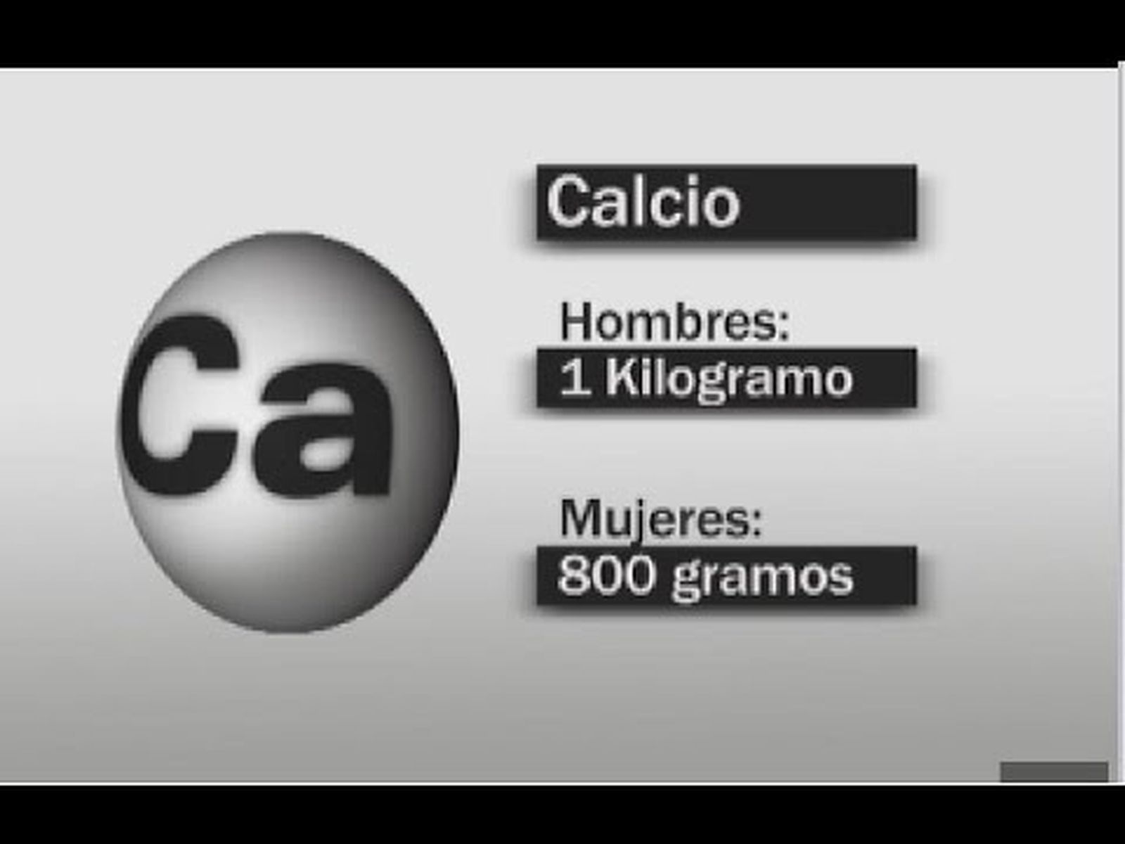 Calcio, fábrica osea