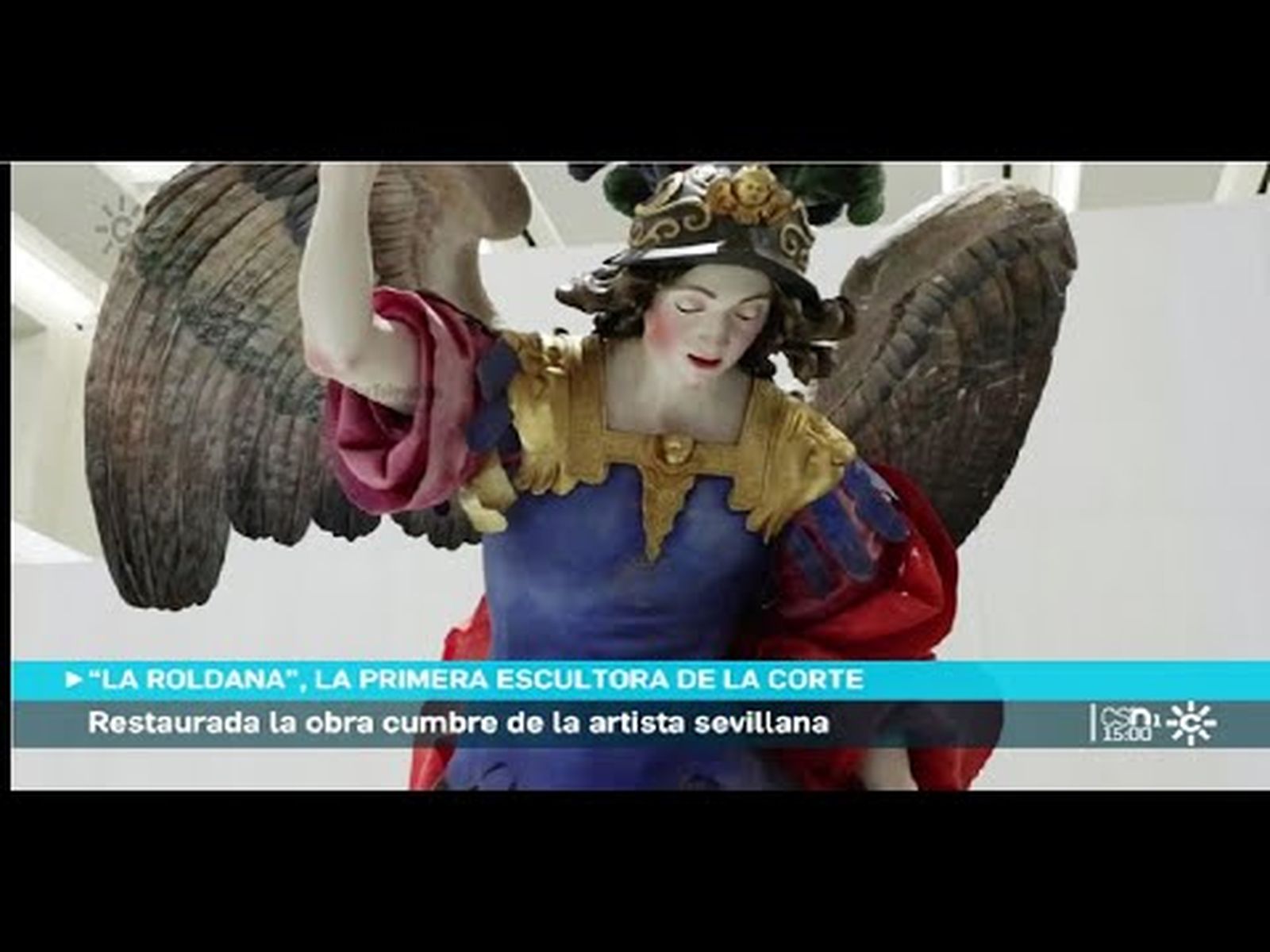 La Roldana, la escultora barroca de la talla "El arcángel San Miguel venciendo al demonio"
