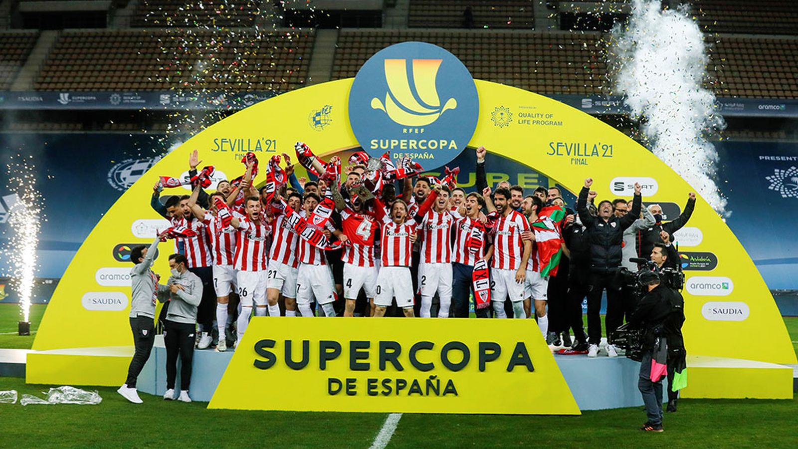 El Athletic gana la Supercopa al Barcelona en La Cartuja de Sevilla