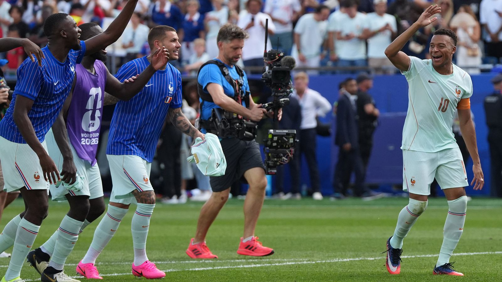 Mbappé, estrella de la selección francesa.