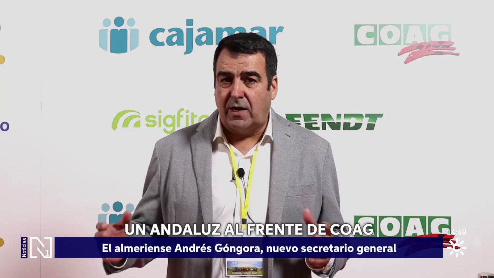 El almeriense Andrés Góngora, nuevo secretario general de COAG