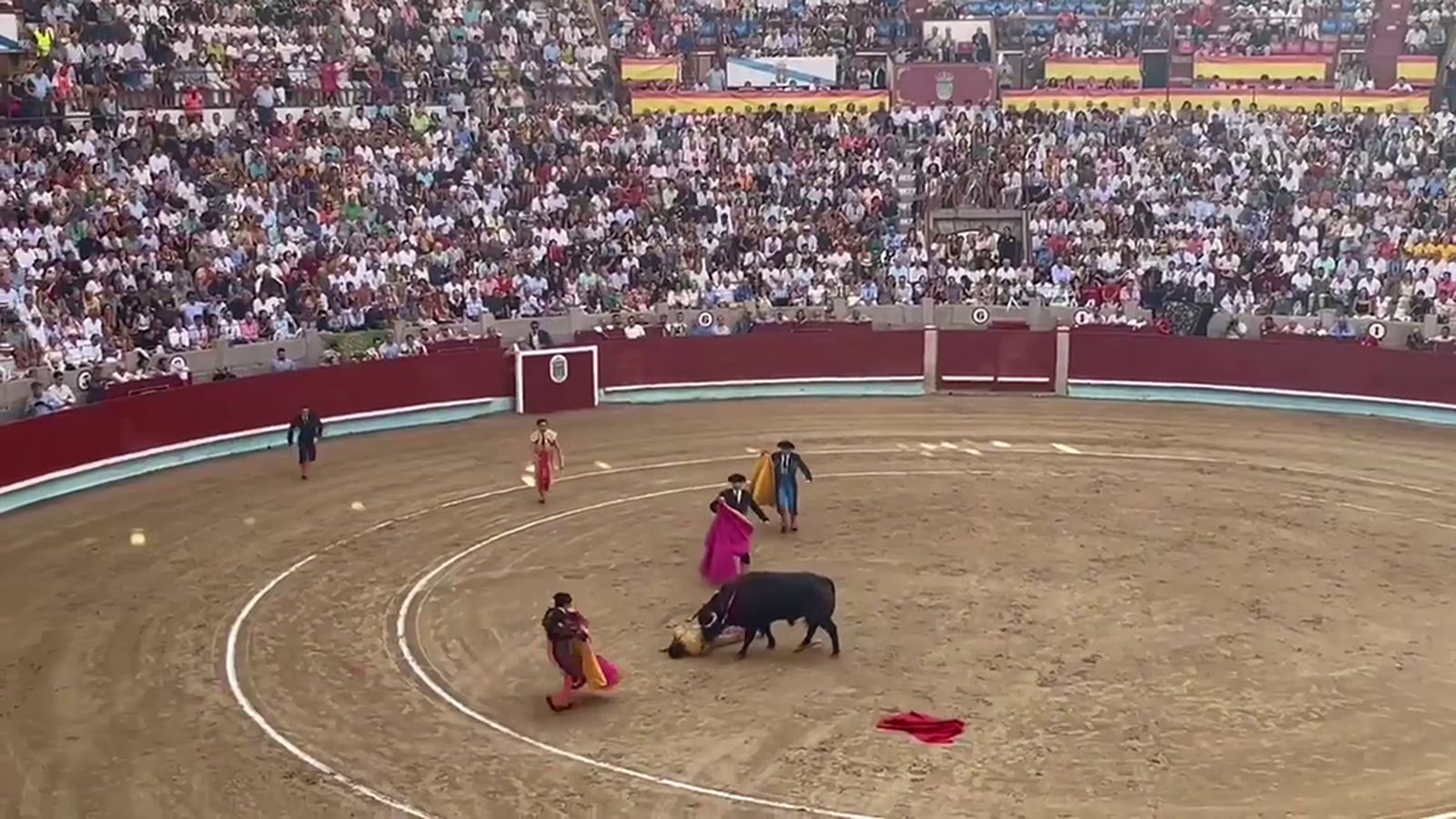 Cogida de Morante en Pontevedra