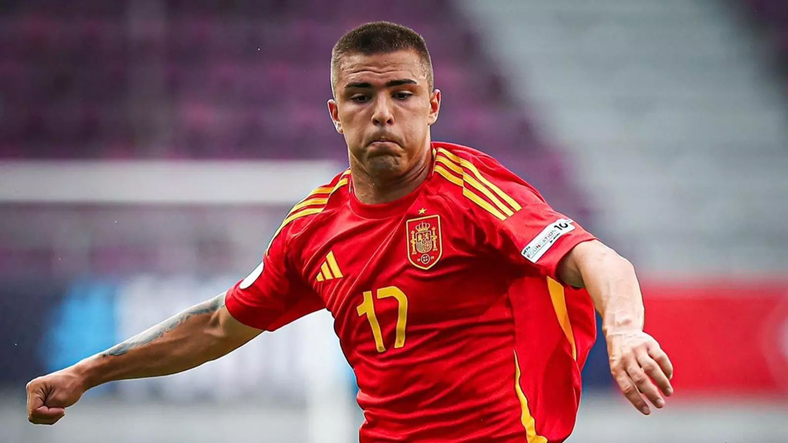 Pablo García, jugador del Betis con la selección sub19