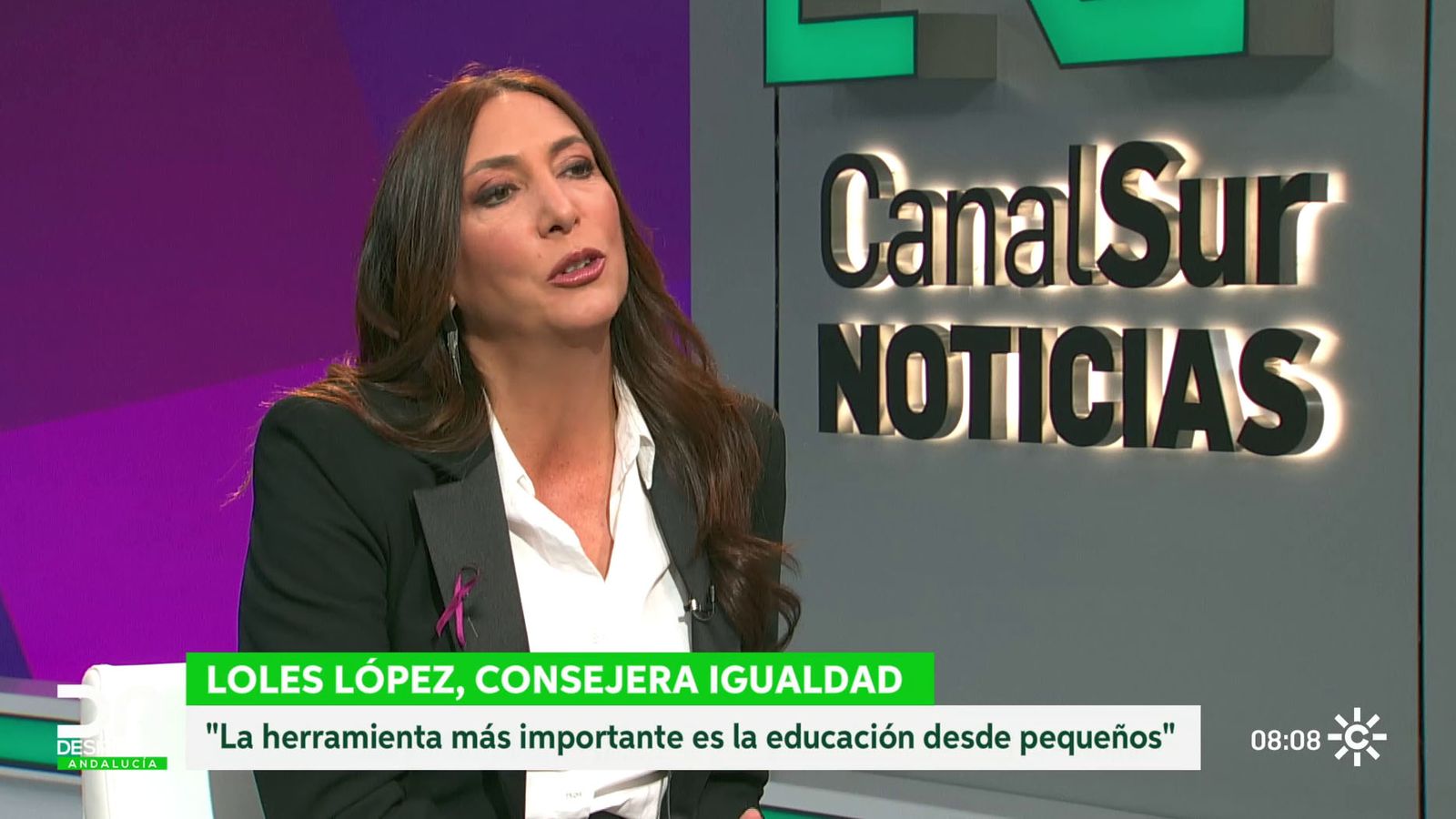 Loles López, consejera de Igualdad