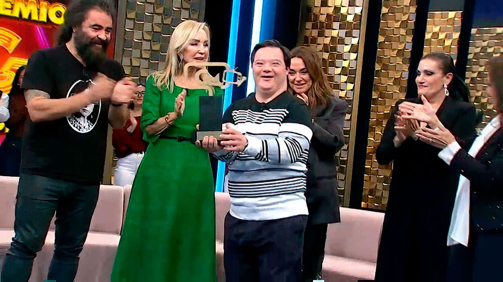 David Luna,  premio al actor revelación en la II Edición de los premios Gente Maravillosa