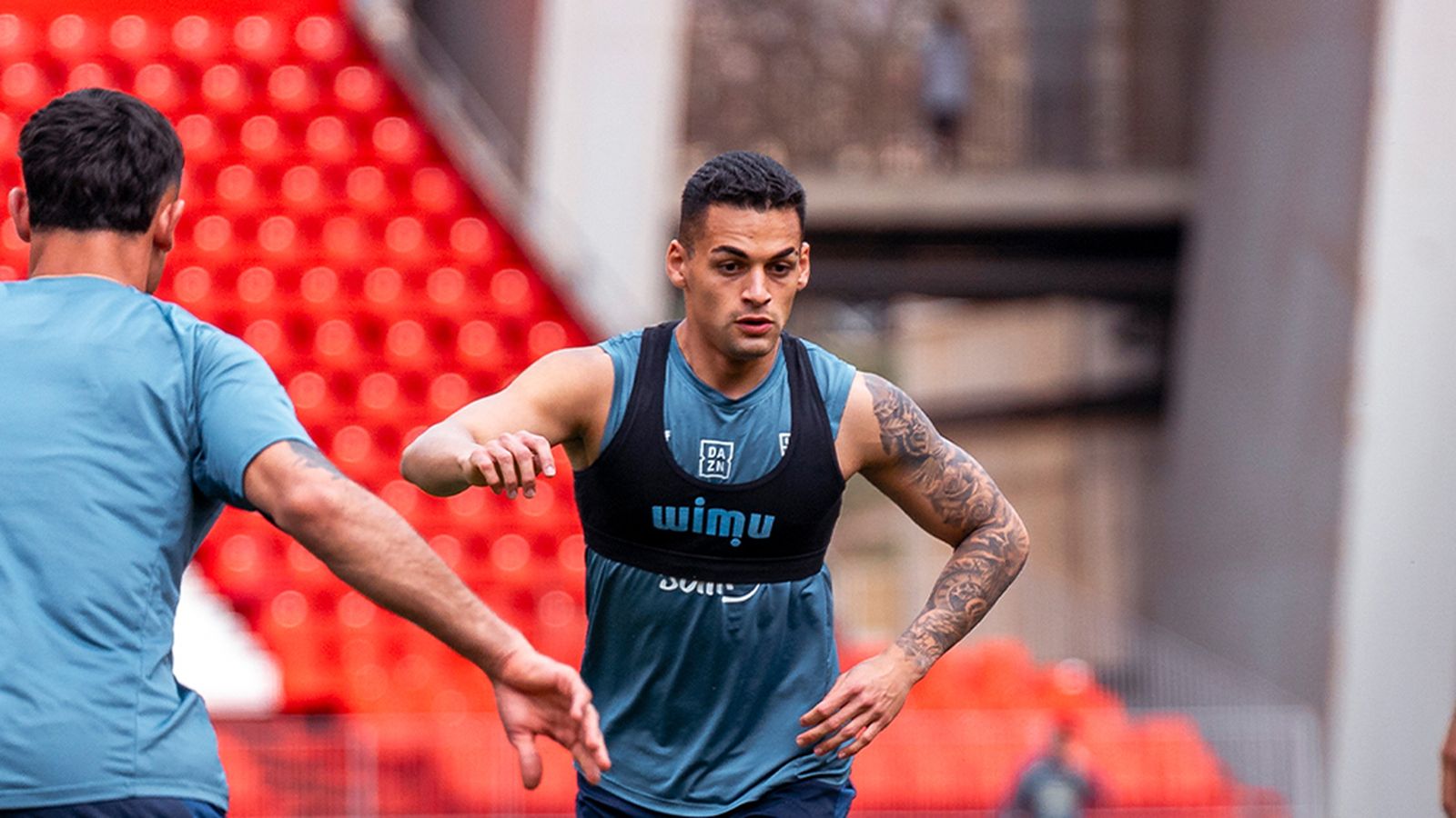 Entrenamiento de la UD Almería