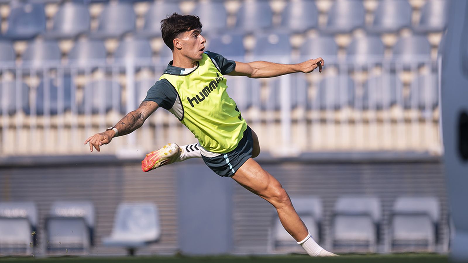 Entrenamiento del Málaga