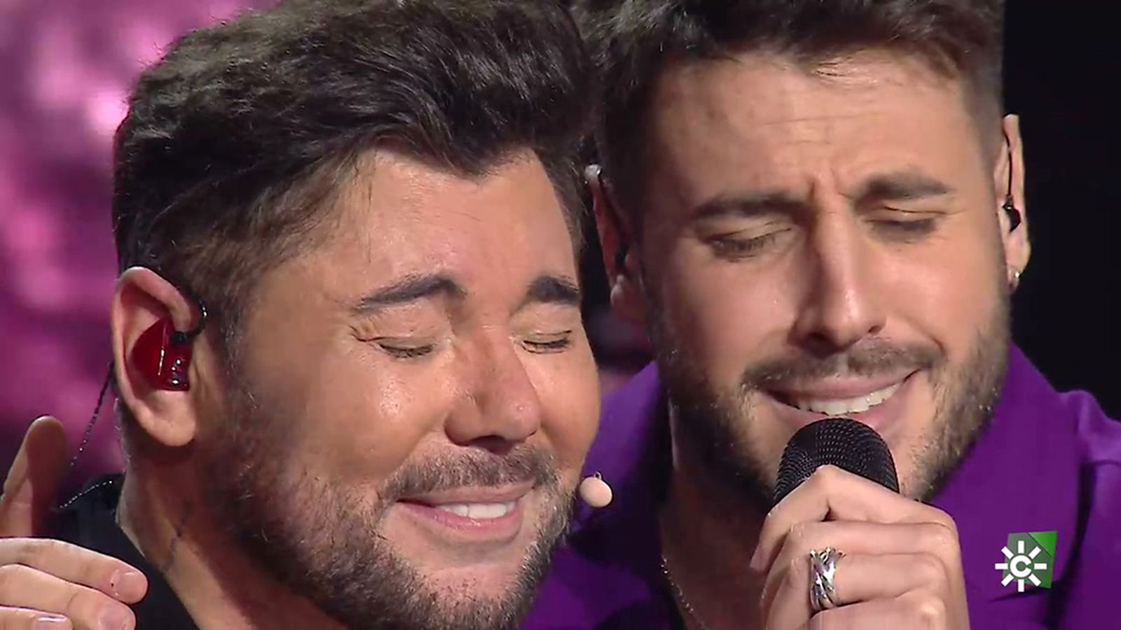 Miguel Poveda y Antonio José crean una obra de arte con un tema de Miguel Bosé