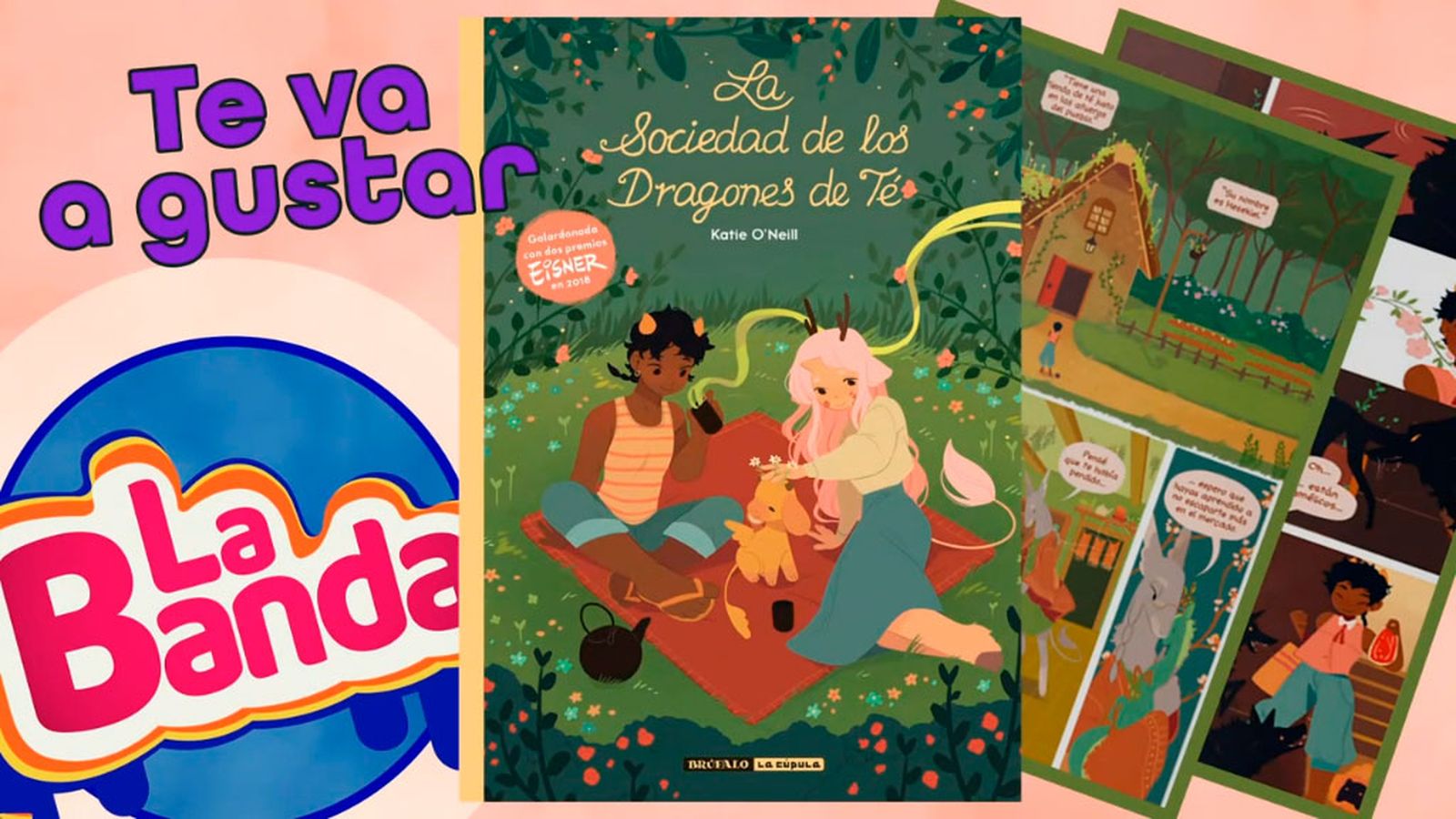 'La sociedad de los dragones del té', un cuento de hadas con sabor a manga