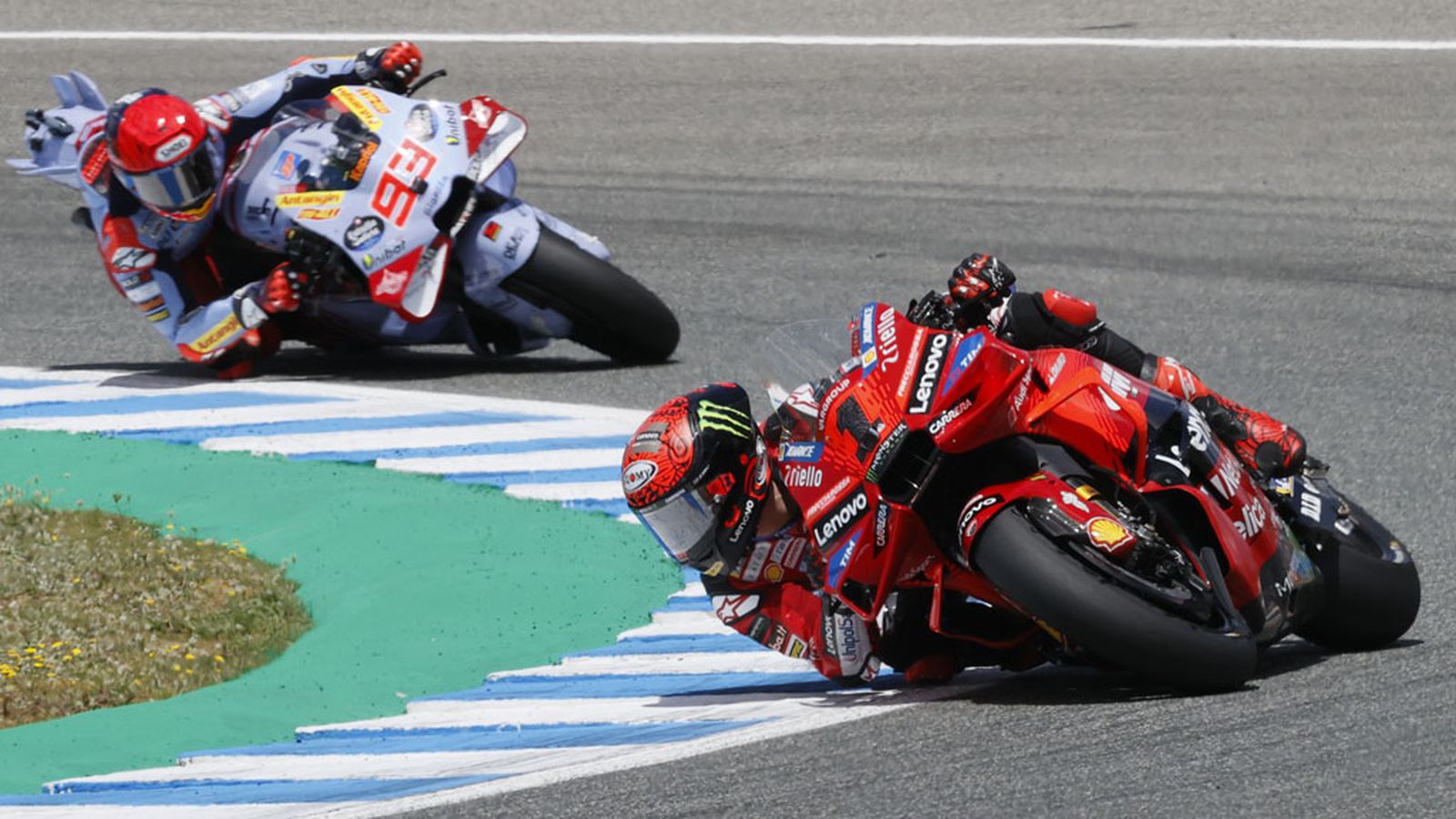 Bagnaia y Marc Márquez