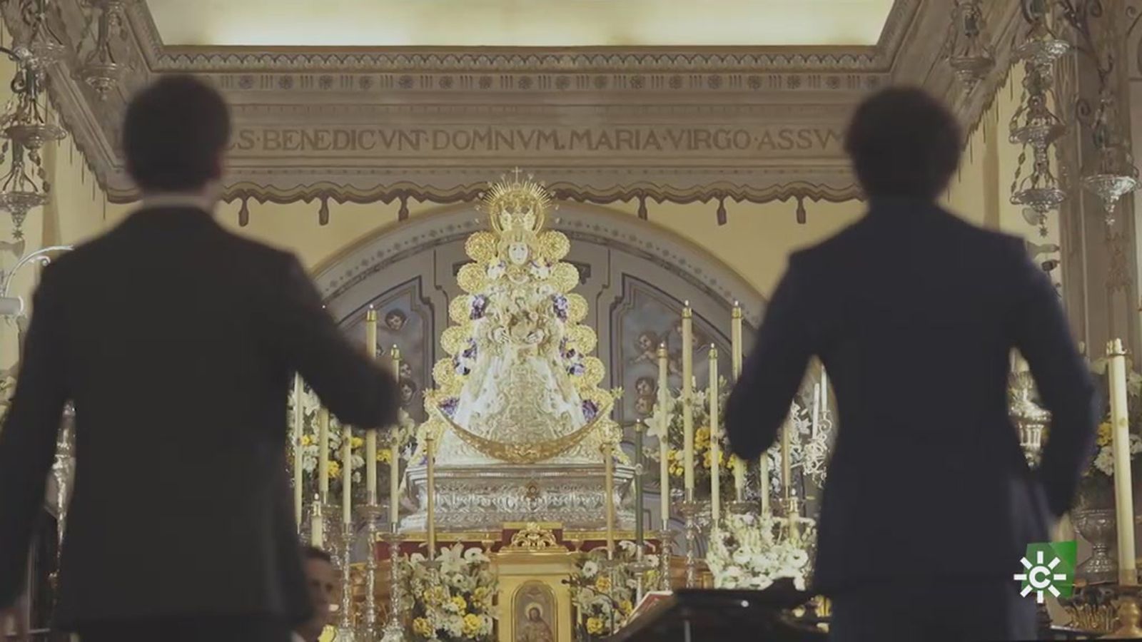 Soneto de Manuel Machado a la Virgen del Rocío en las voces de Manuel Lombo y José Luis Pérez-Vera