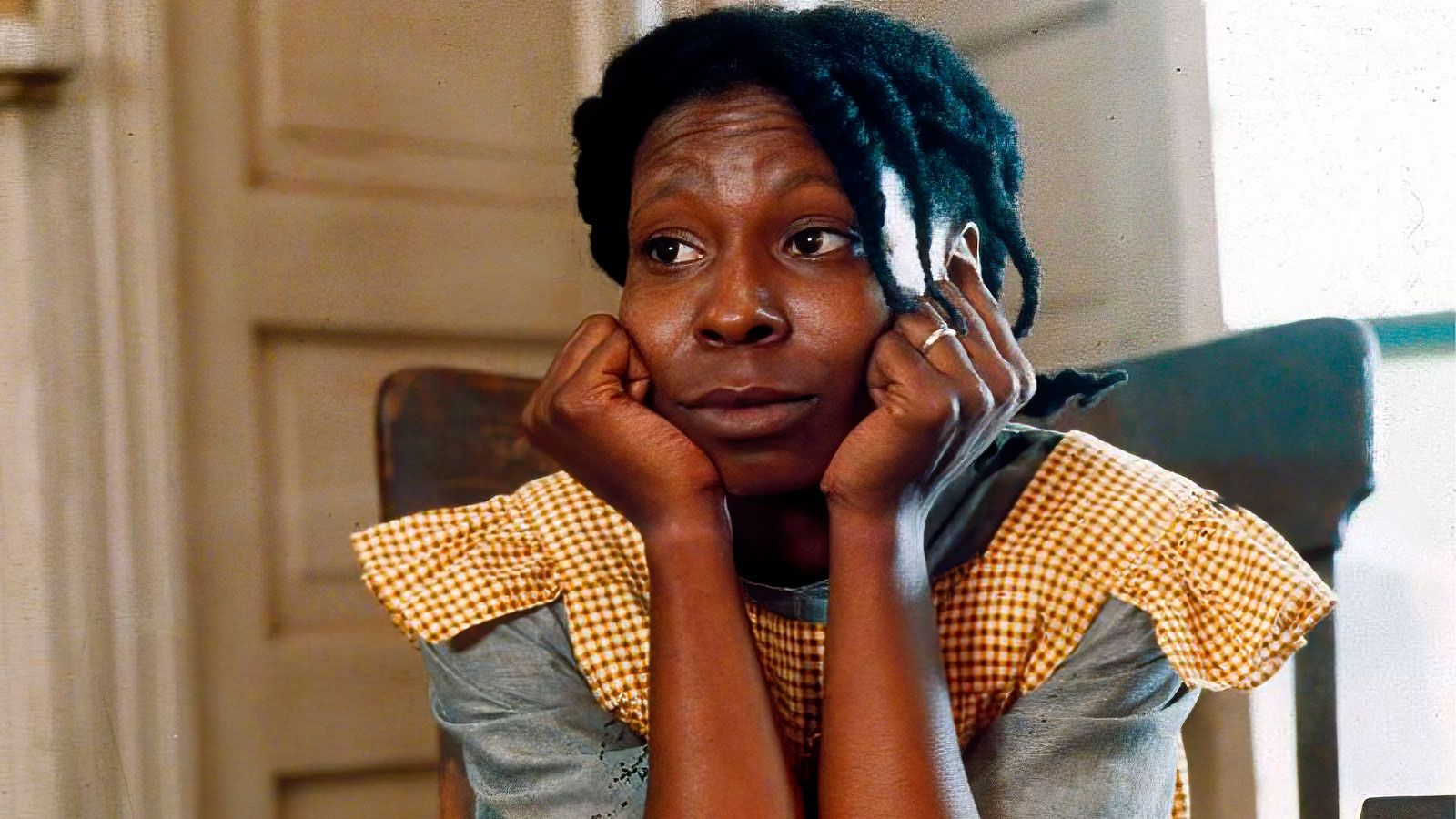 Whoopi Goldberg, en "El color púrpura"
