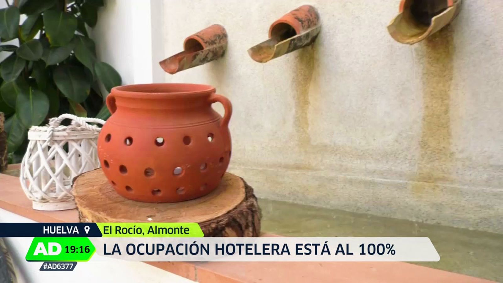 Todo preparado en la Aldea del Rocío para recibir a peregrinos y visitantes