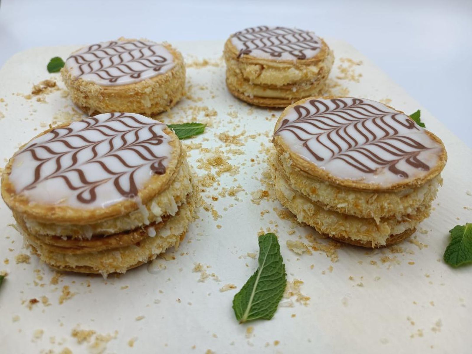 "Cometelo", tarta Napoleón