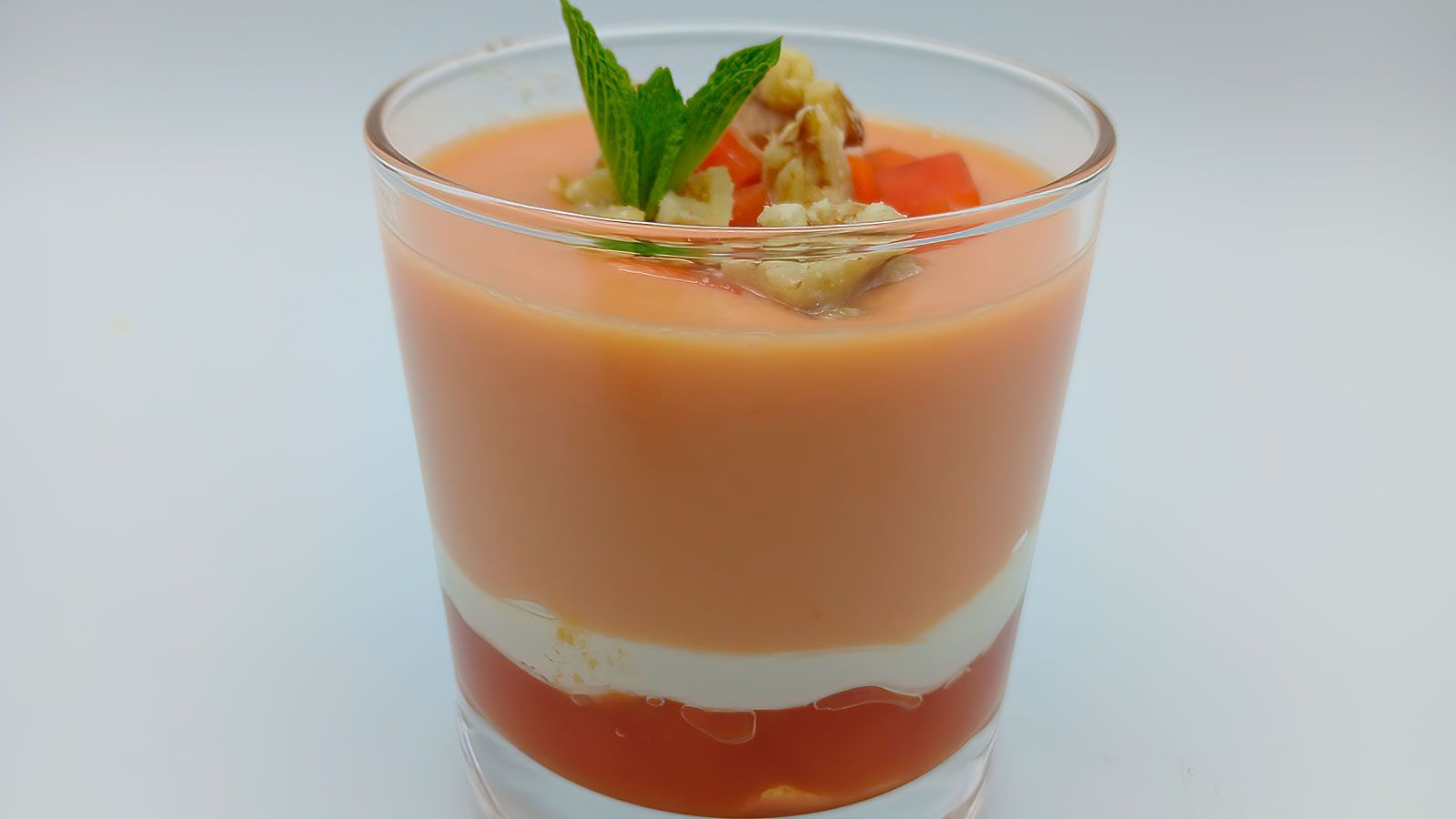 Mousse de papaya con yogurt