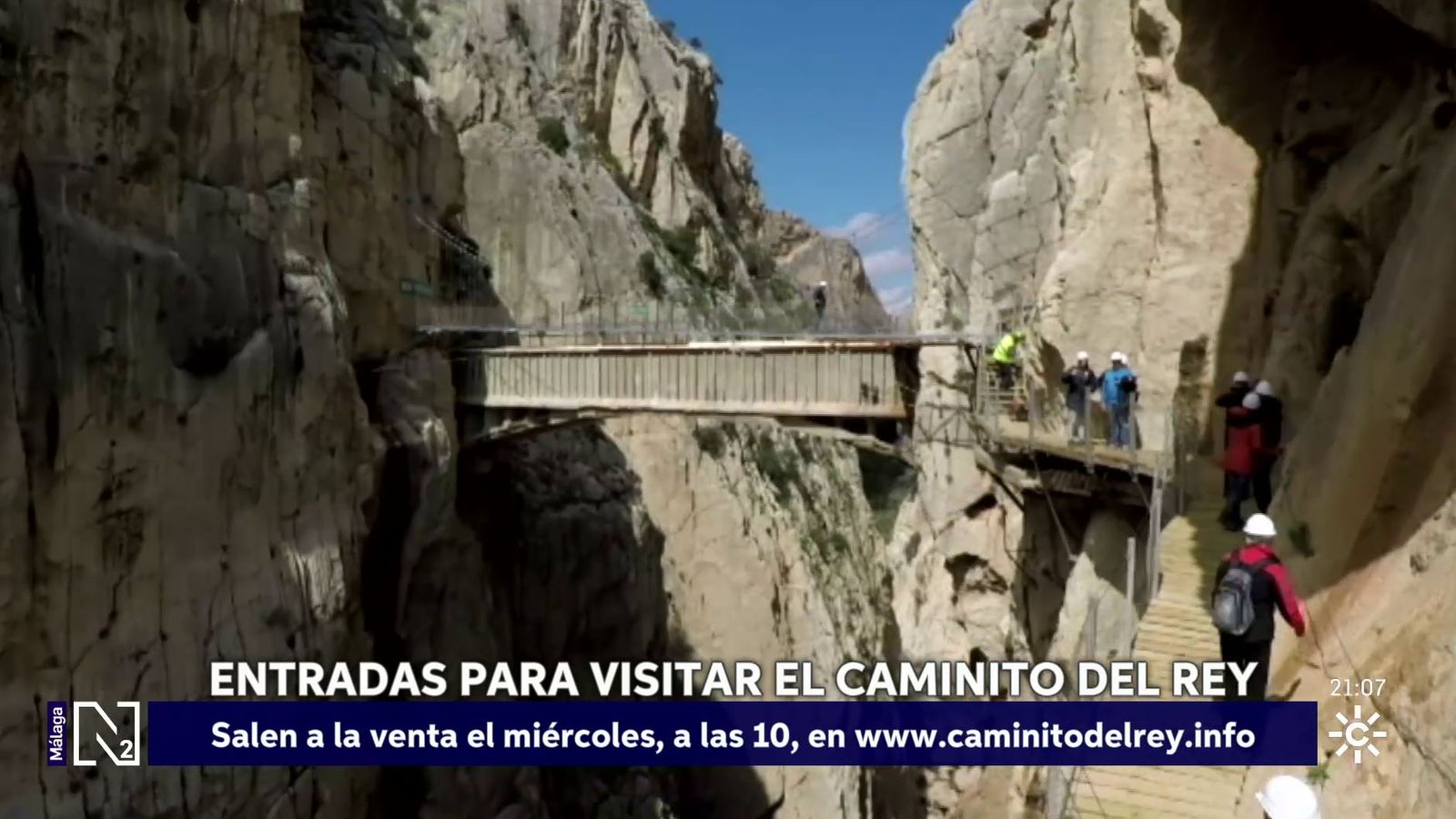 Entradas para el Caminito del Rey