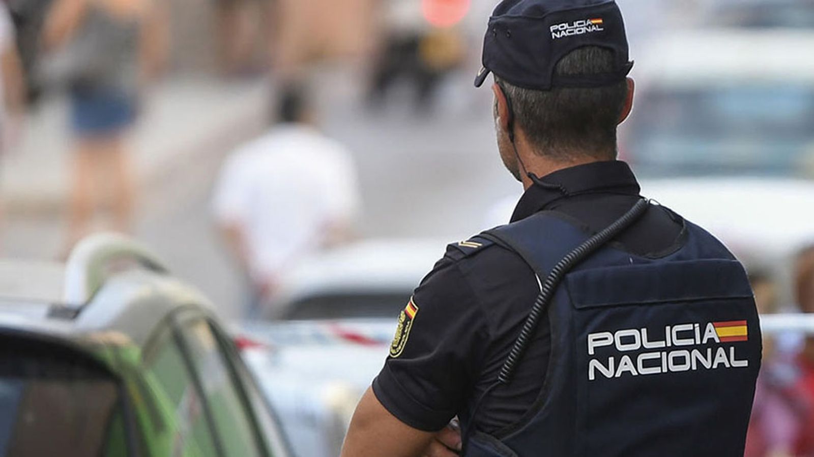 Policía Nacional vigilando