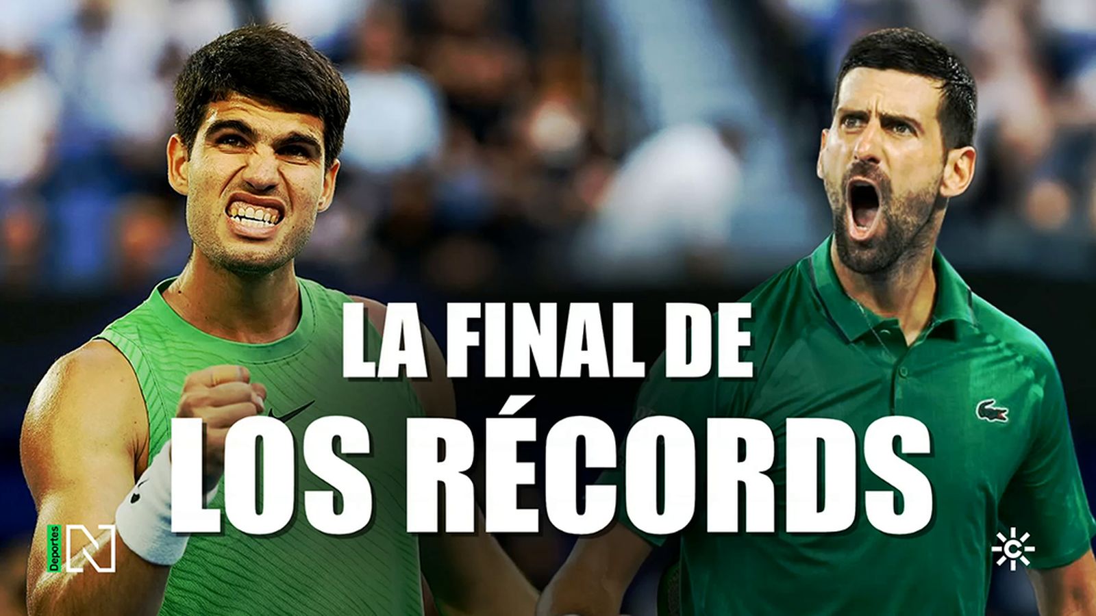 Alcaraz-Djokovic, la final de los récords