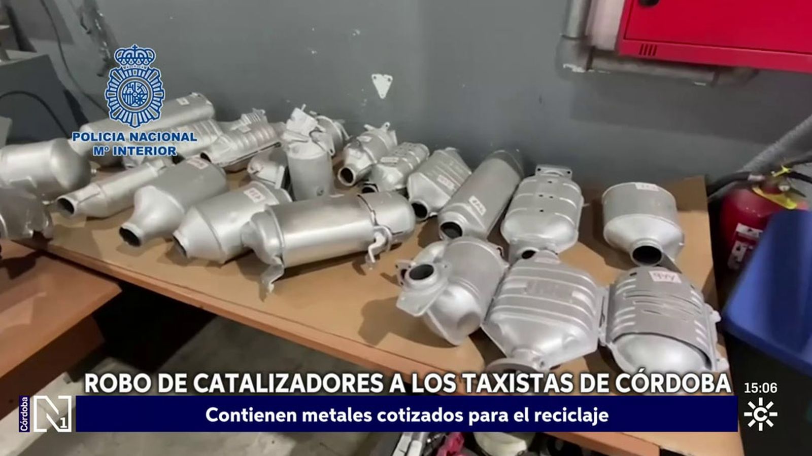 Los taxistas de Córdoba alertan sobre el aumento de robo de catalizadores