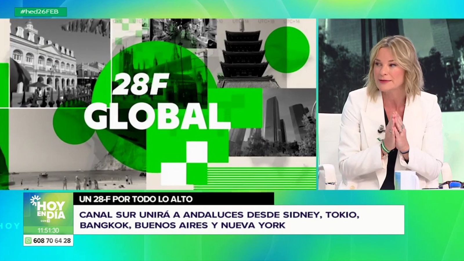 Isabel Cabrera en Hoy en Día