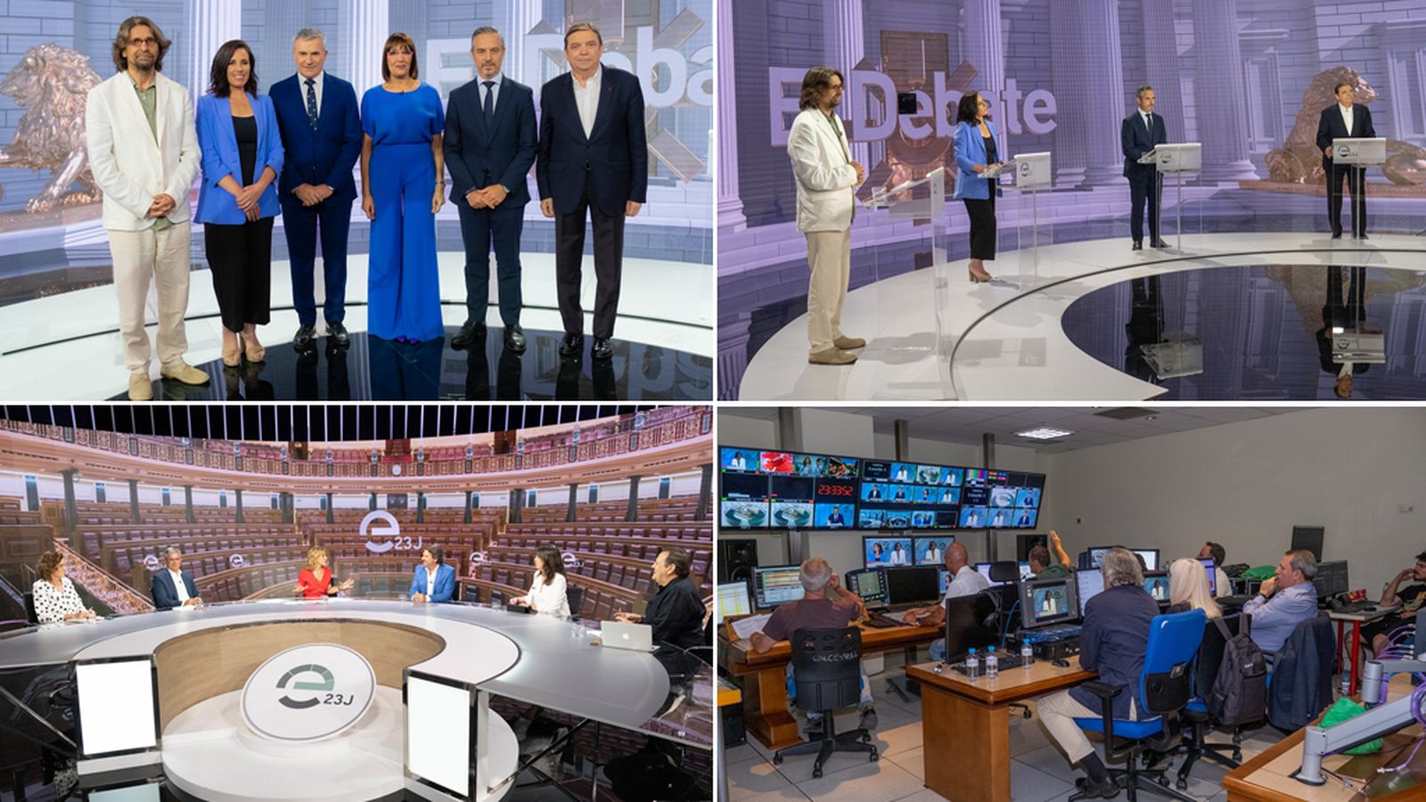 COMUNICACIÓN AUDIENCIAS DEBATE 23J MONTAJE