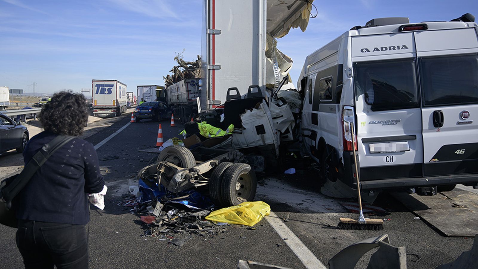 Tres fallecidos en un accidente con aficionados del Sevilla que iban a la Copa del Rey