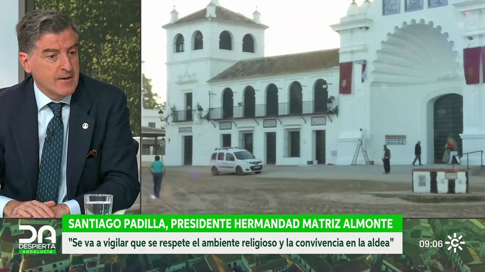 Santiago Padilla, presidente de la Hermandad Matriz Almonte
