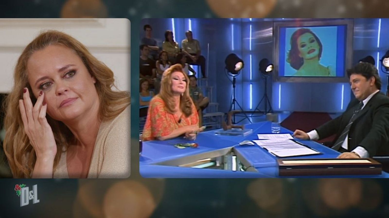 Shaila Dúrcal se emociona al escuchar a su madre, Rocío Dúrcal, hablando con Rocío Jurado