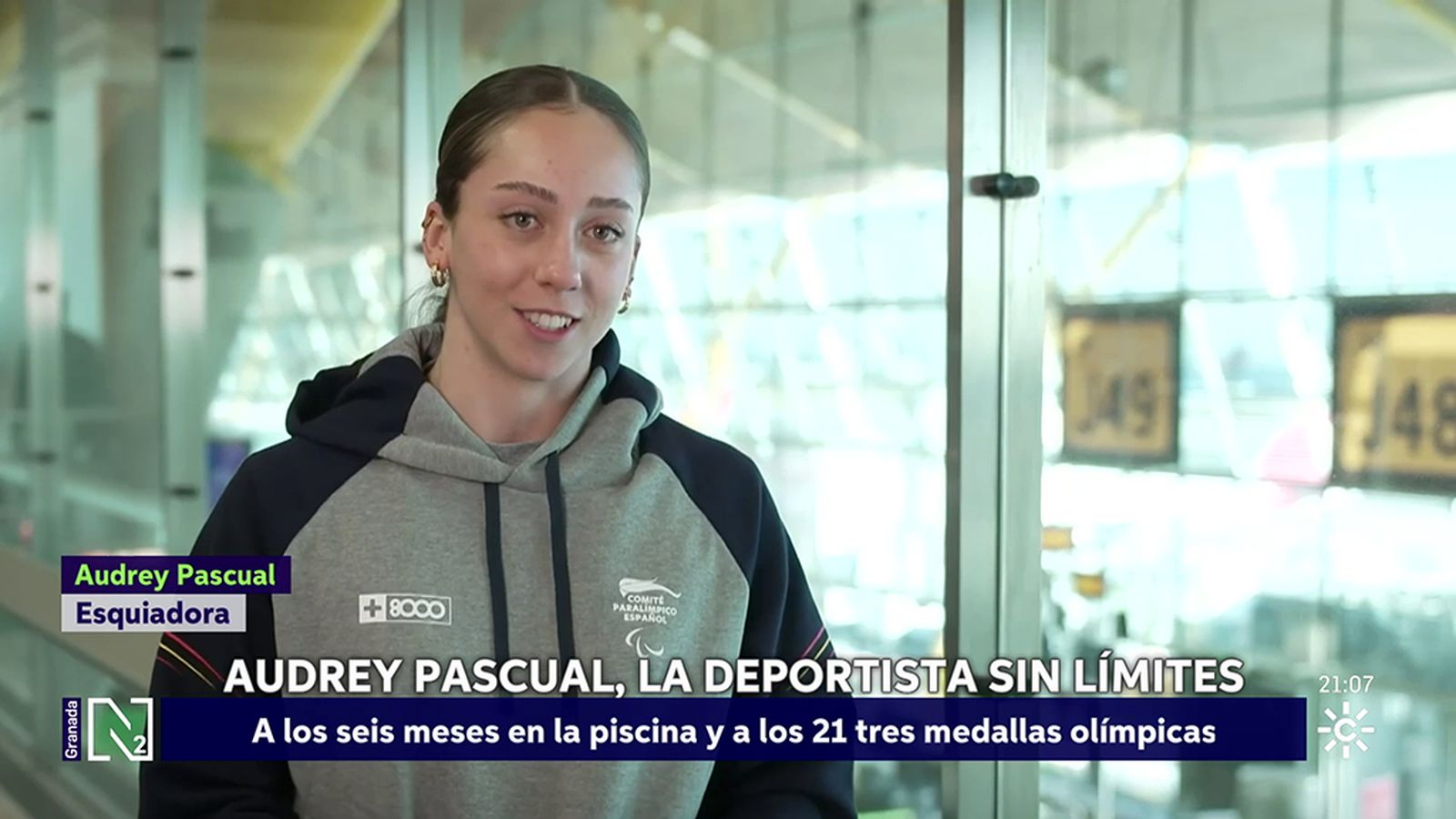 Audrey Pascual, una desportista sin límites