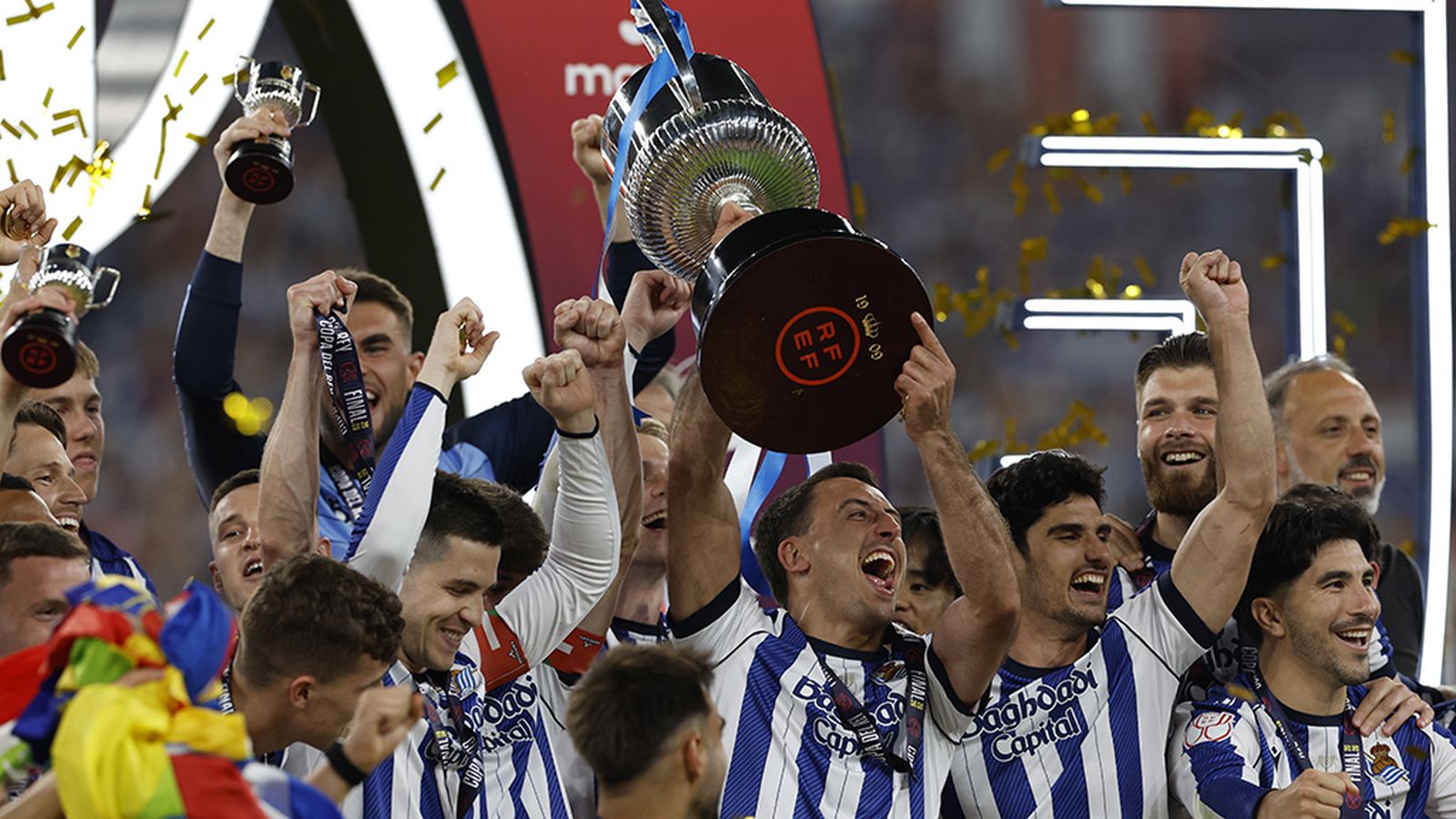 La Real Sociedad, campeona de la Copa del Rey en Sevilla