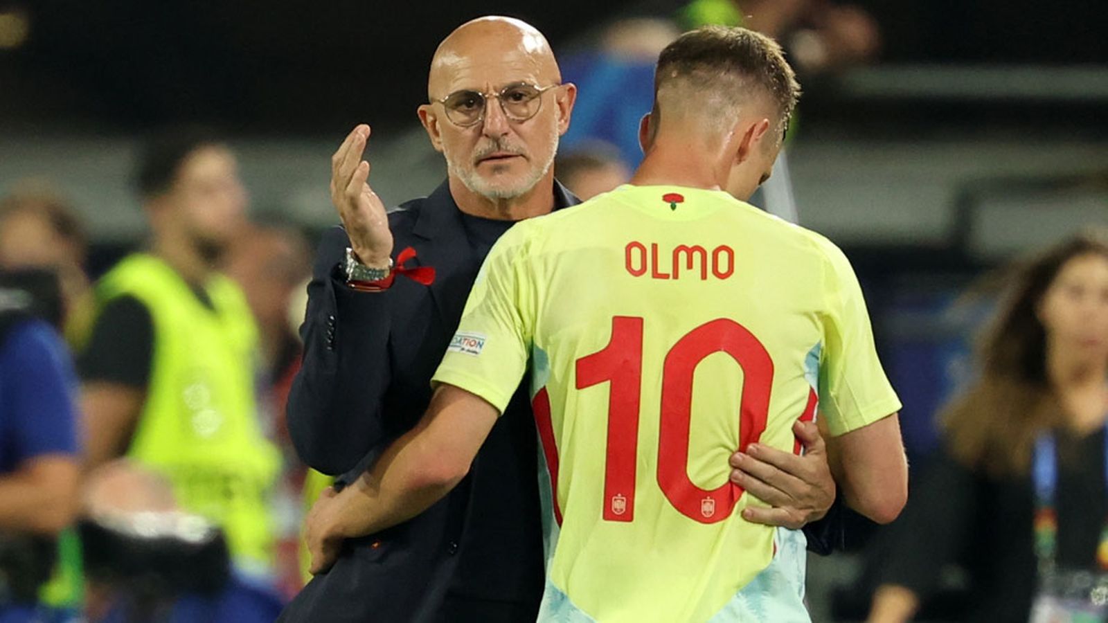 Luis de la Fuente y Dani Olmo