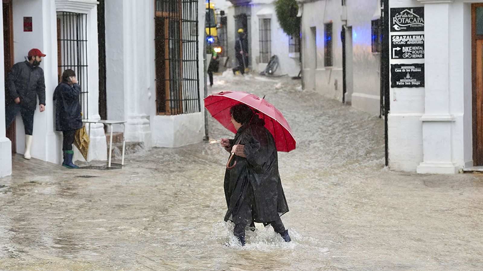 La borrasca Leonardo azota a Andalucía