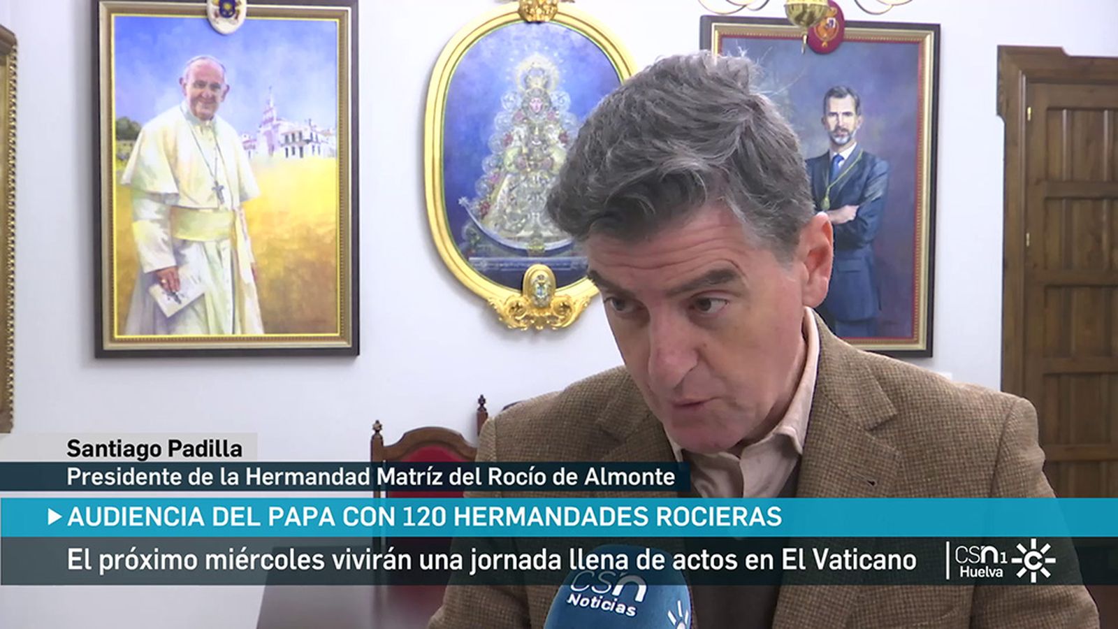Cofradías de El Rocío van a ver al papa