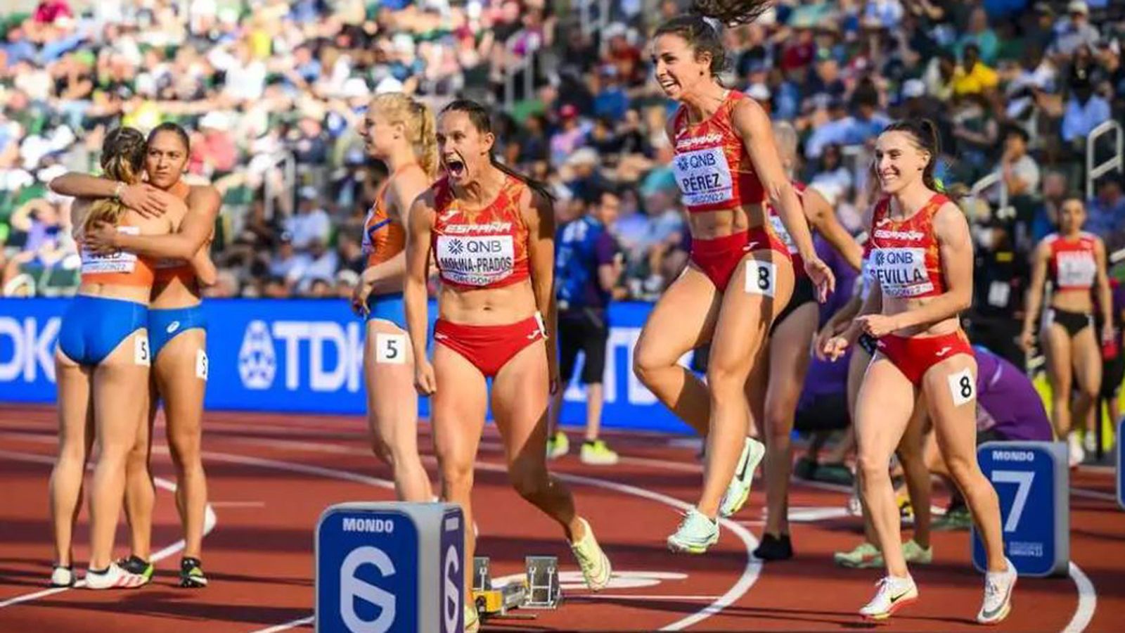 relevo 4x100 femenino