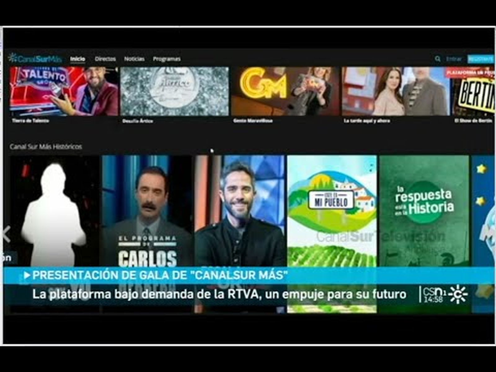 CanalSur Más, presentación de la nueva plataforma de contenidos de la televisión andaluza