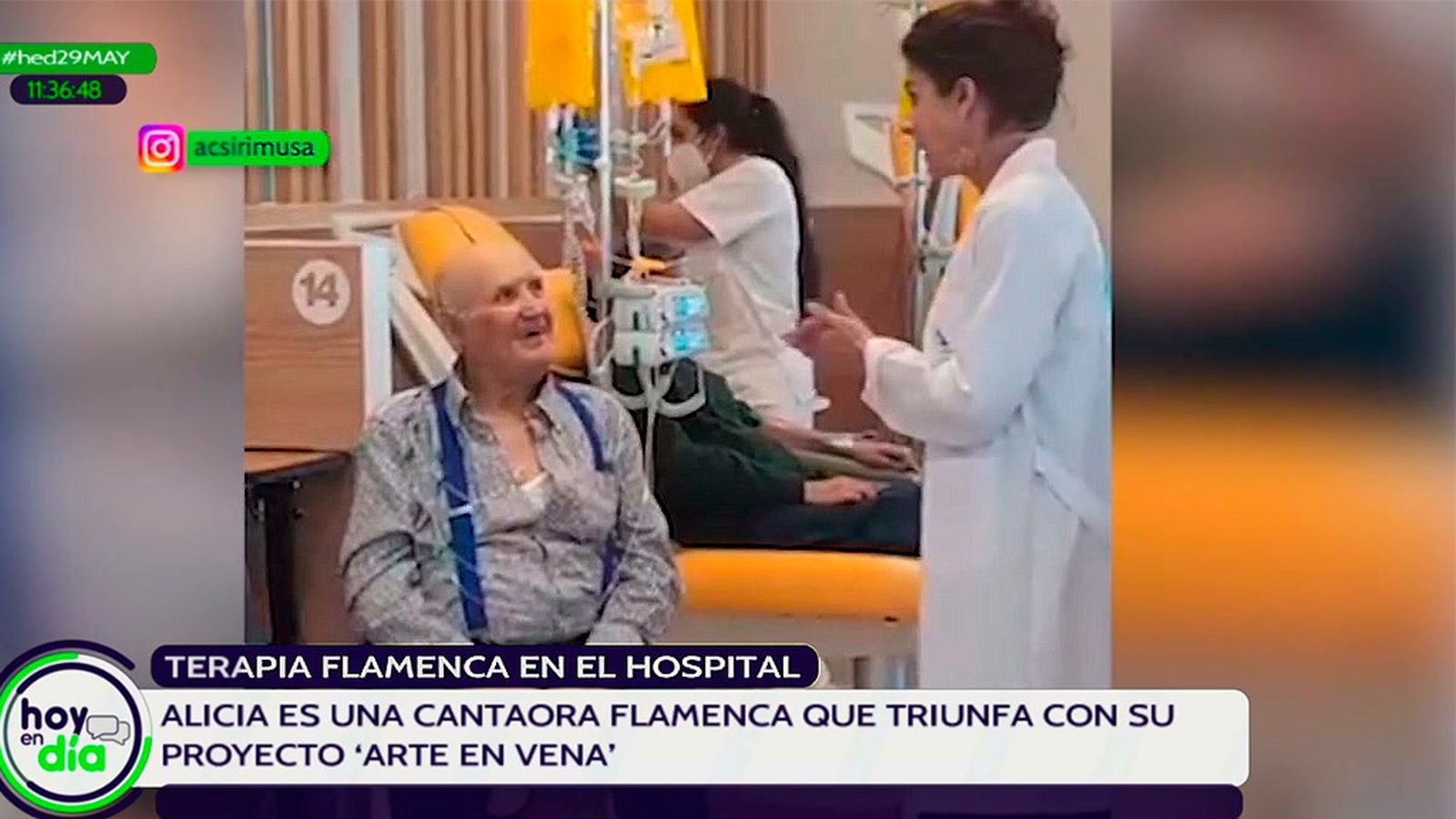 El Arte en vena del flamenco en el hospital sirve de sanación