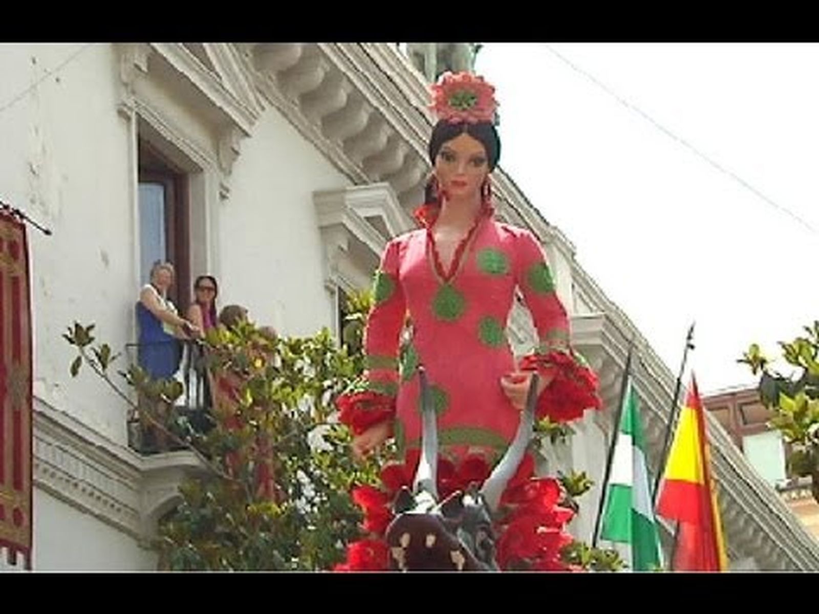 La Tarasca de Granada se viste de flamenca para celebrar el Flamenco Patrimonio Inmaterial (2010)