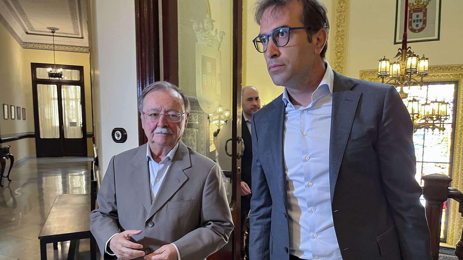 El vicepresidente Cuerpo se reúne con Vivas en Ceuta.