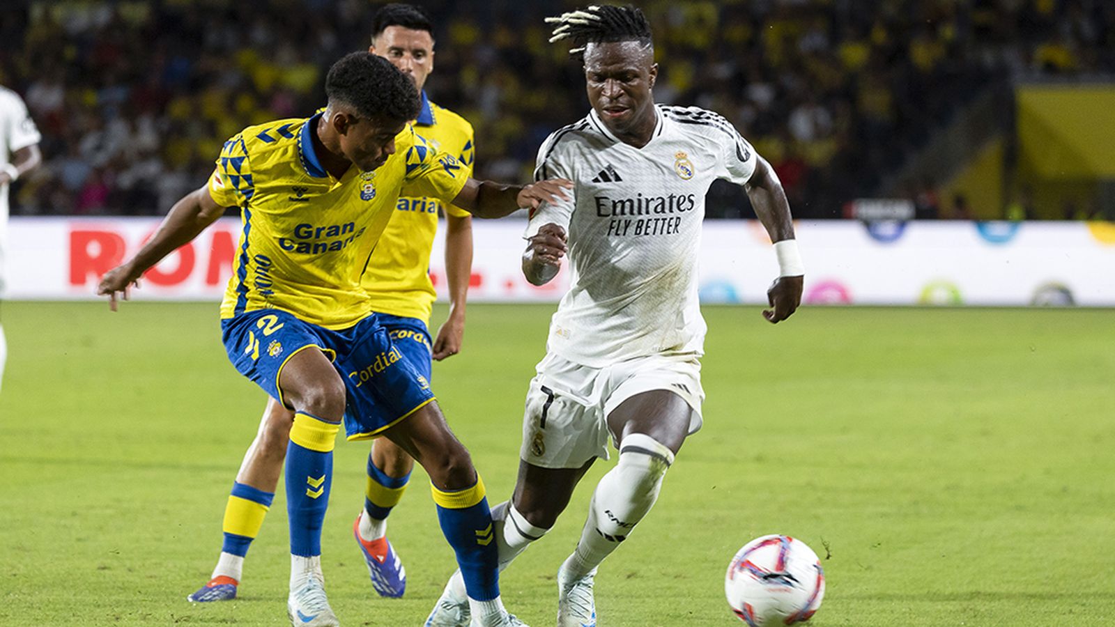Vinicius en el partido con Las Palmas