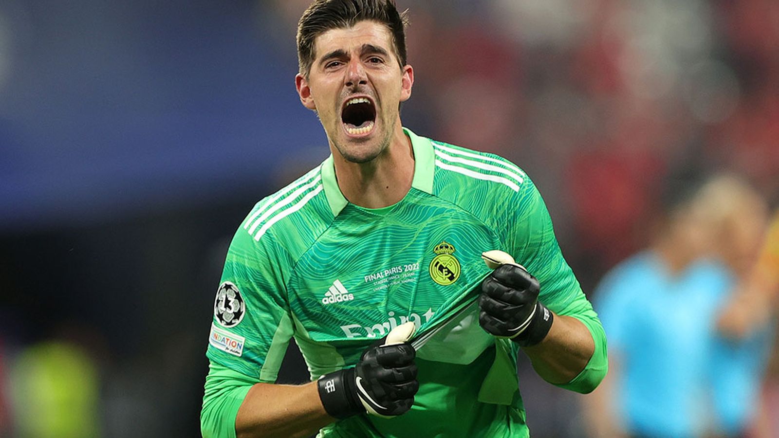 Courtois, mejor jugador de la final