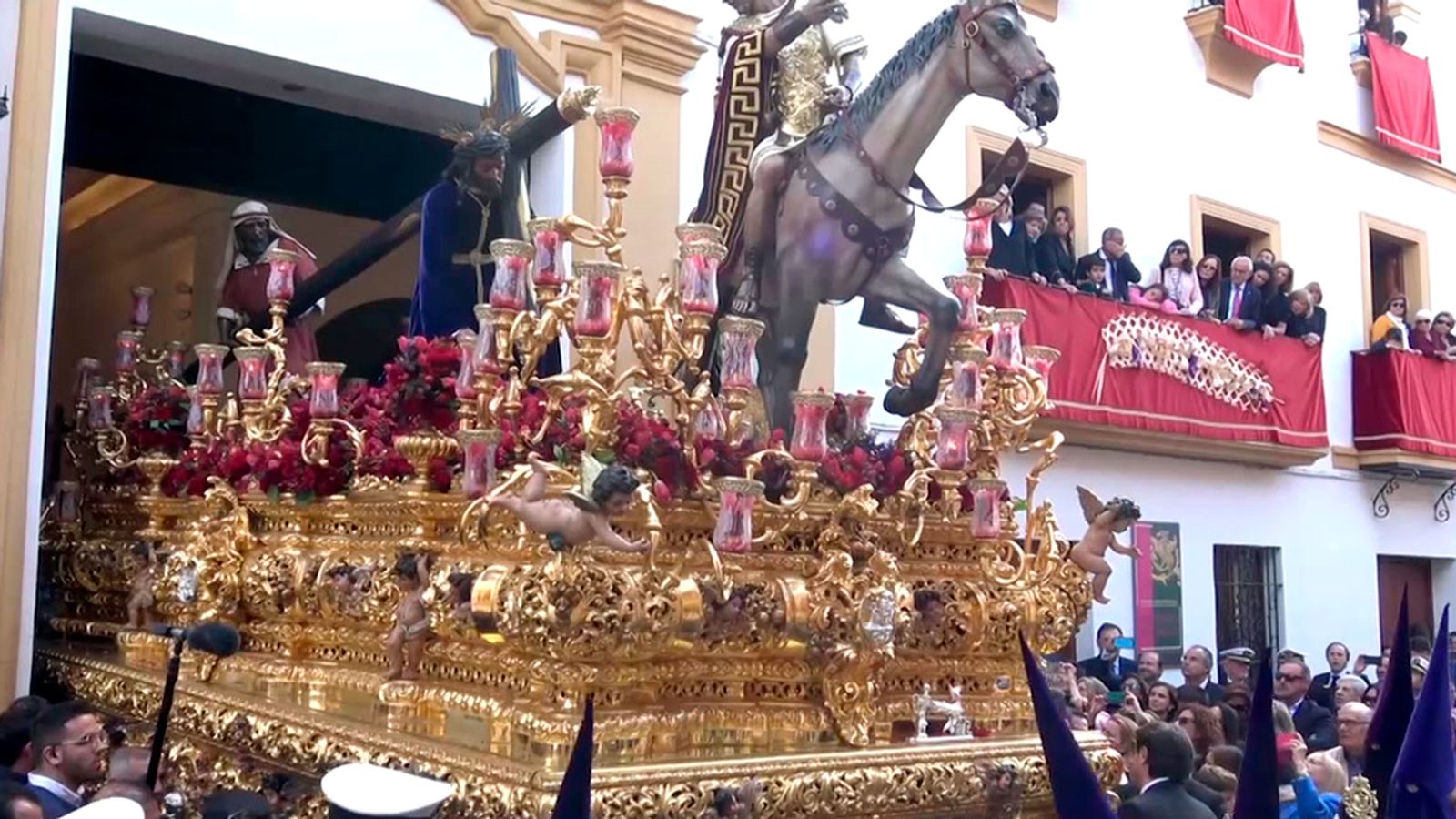 Andalucía en Semana Santa Cristo de las Tres Caídas 1024 px en la Calle Purez