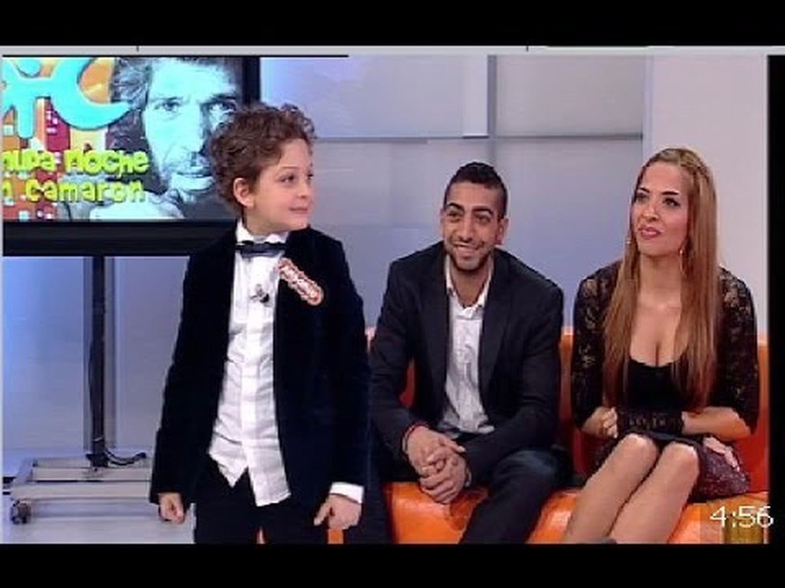 La familia de Camarón en "Menuda noche"