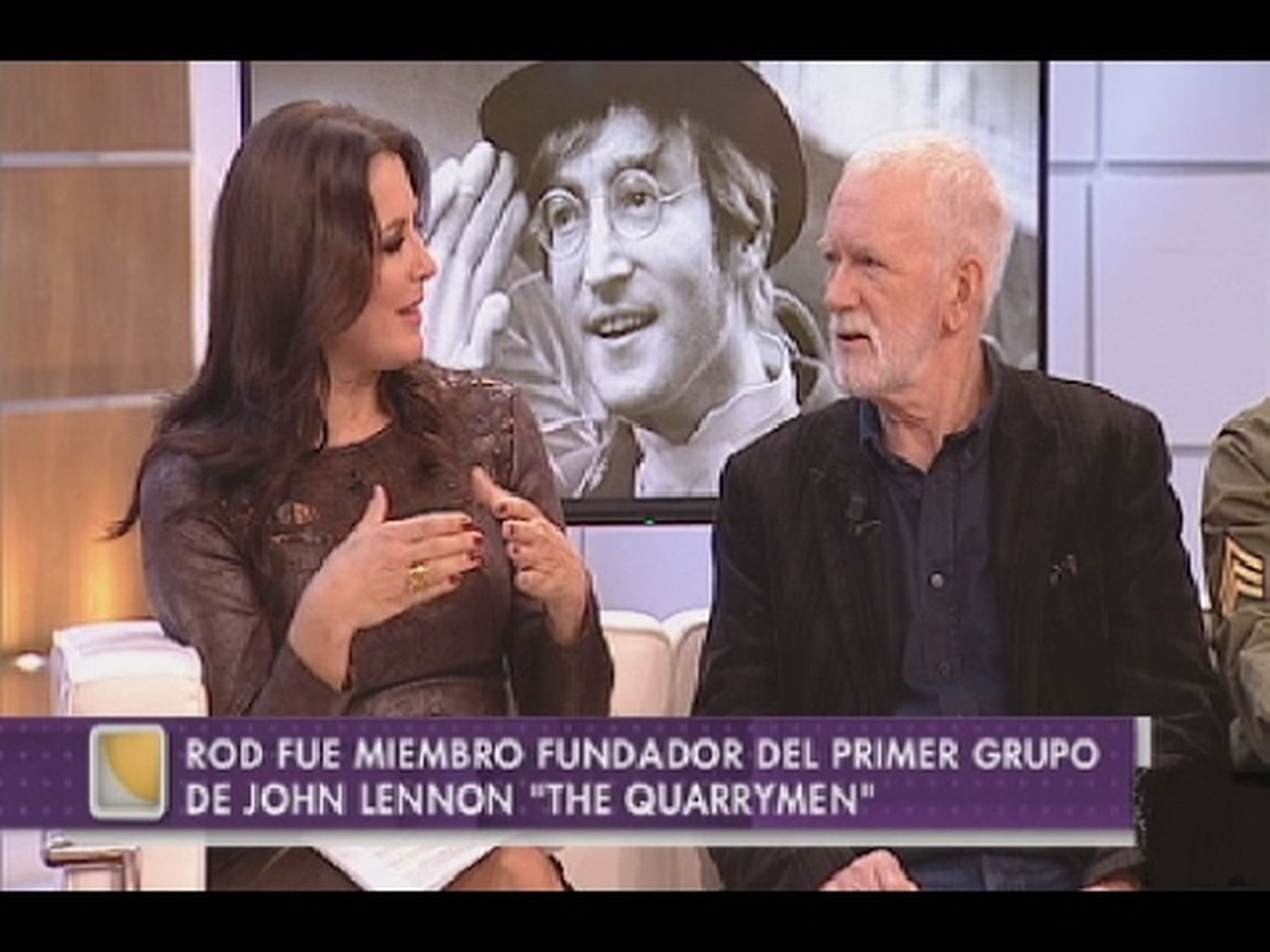 John Lennon y Rod Davis, amigos y músicos en la banda los Quarrymen