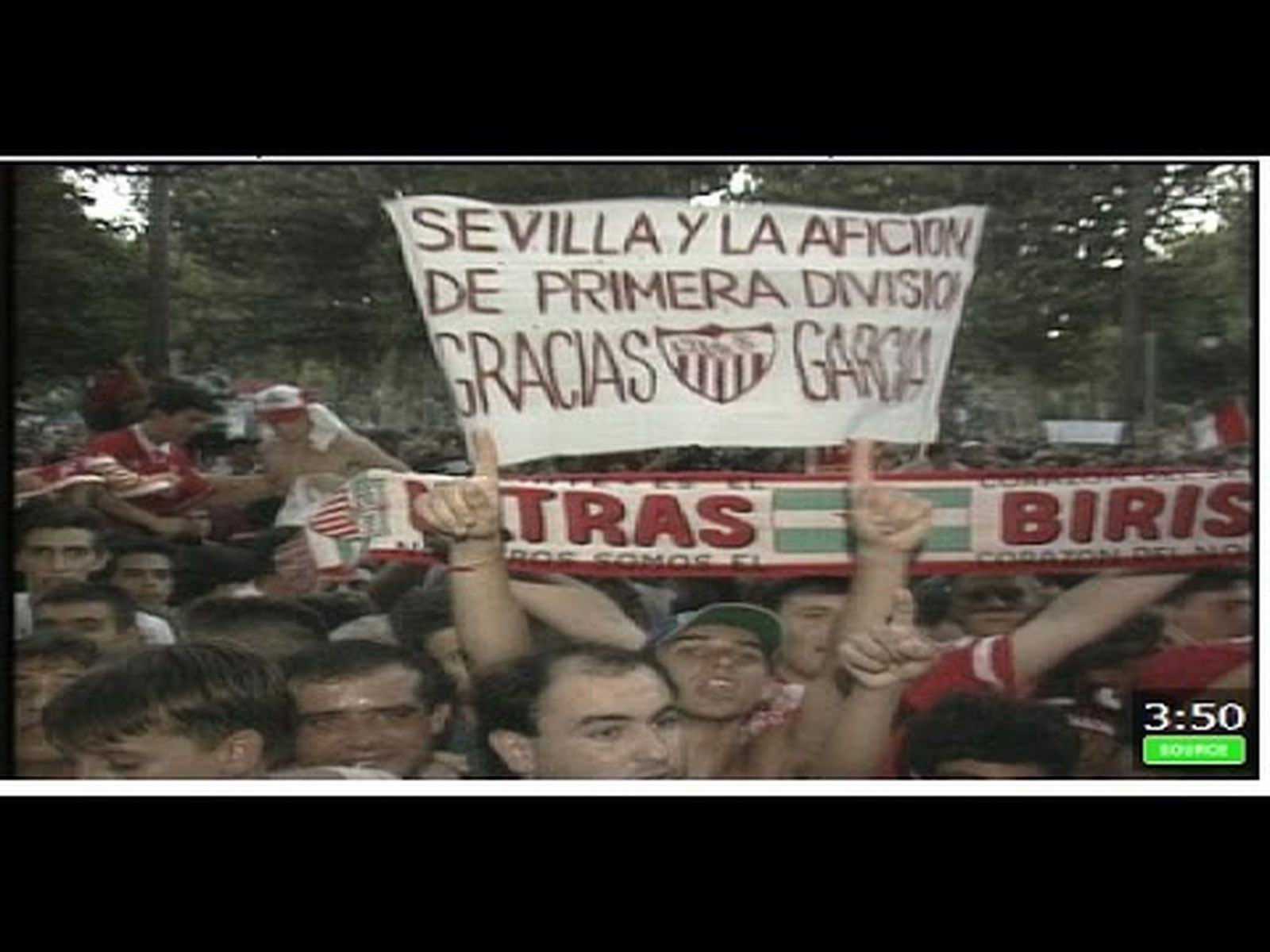 Sevilla Fútbol Club: fallido descenso administrativo en 1995