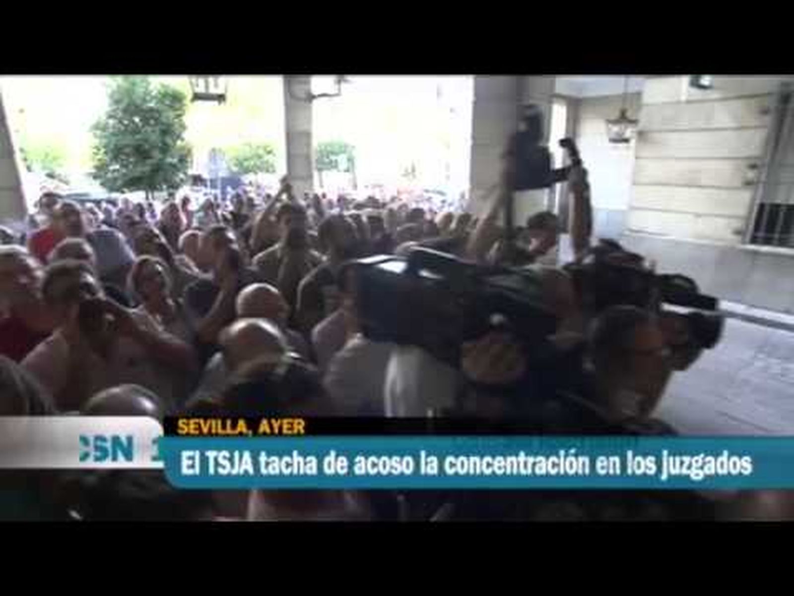 Los sindicatos abuchean a la jueza Alaya: críticas a la protesta