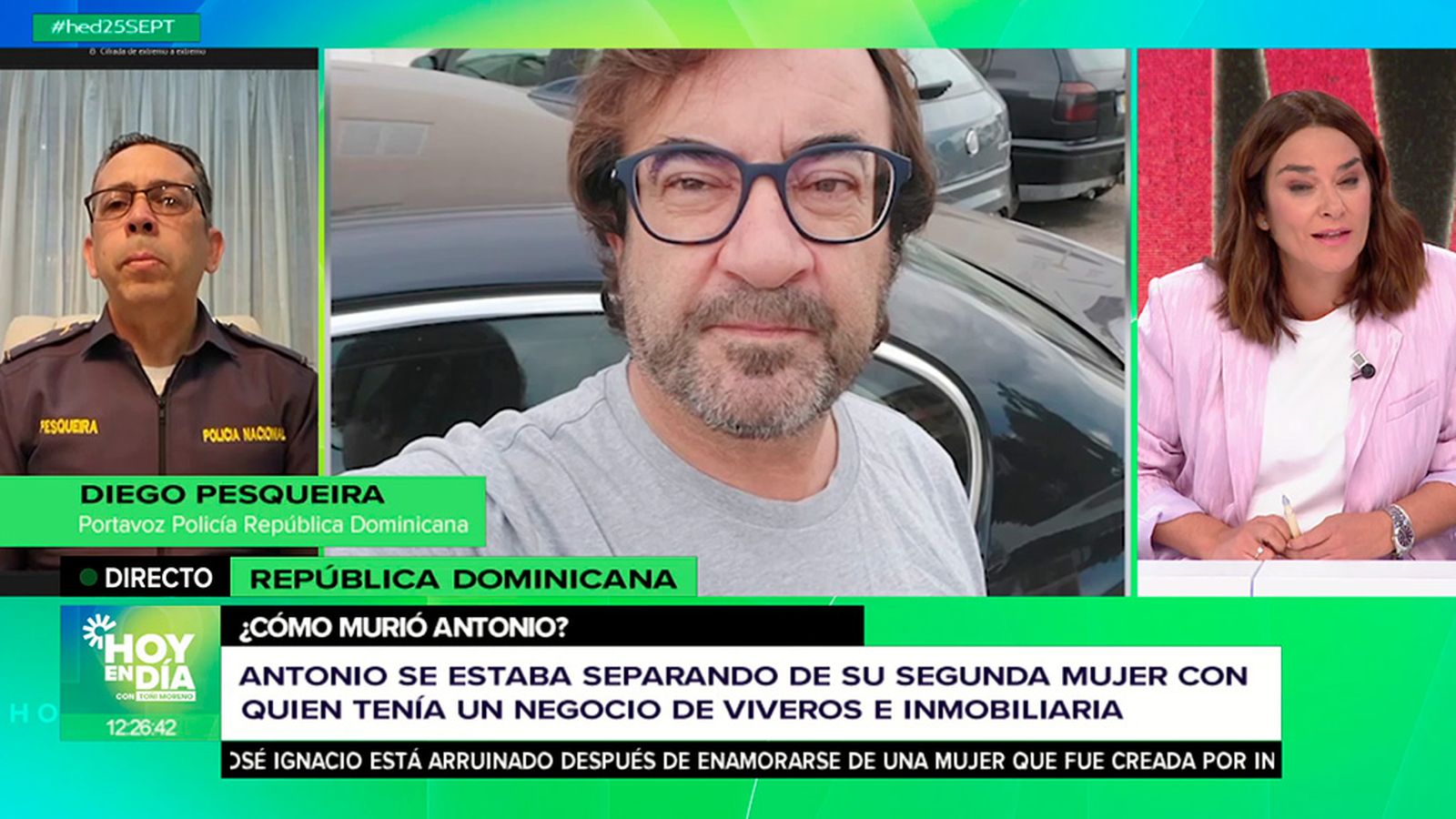 La policia de Republica dominicana habla en Hoy en Día