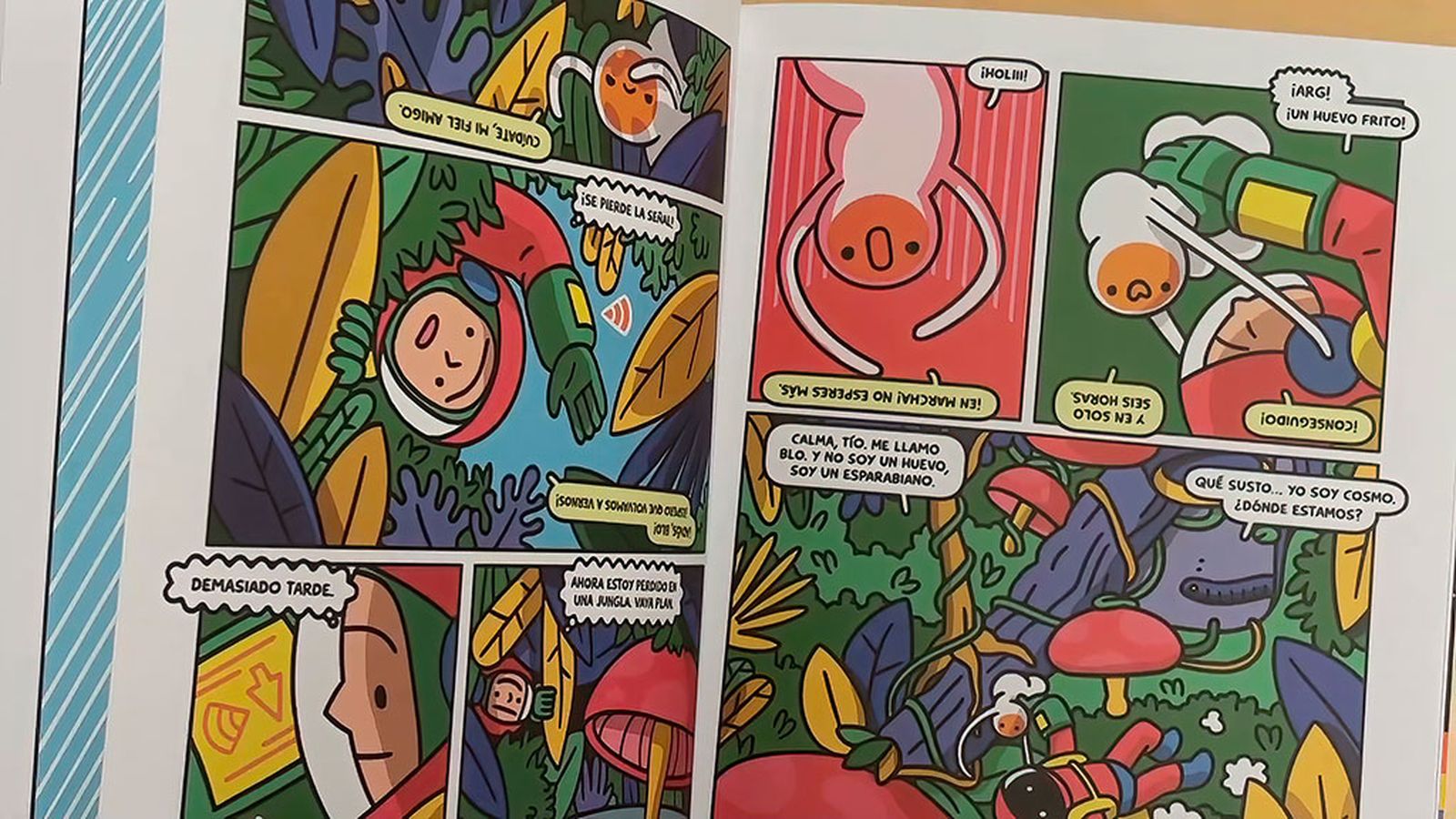 Cosmo en el espacio, las aventuras de un astronauta novato